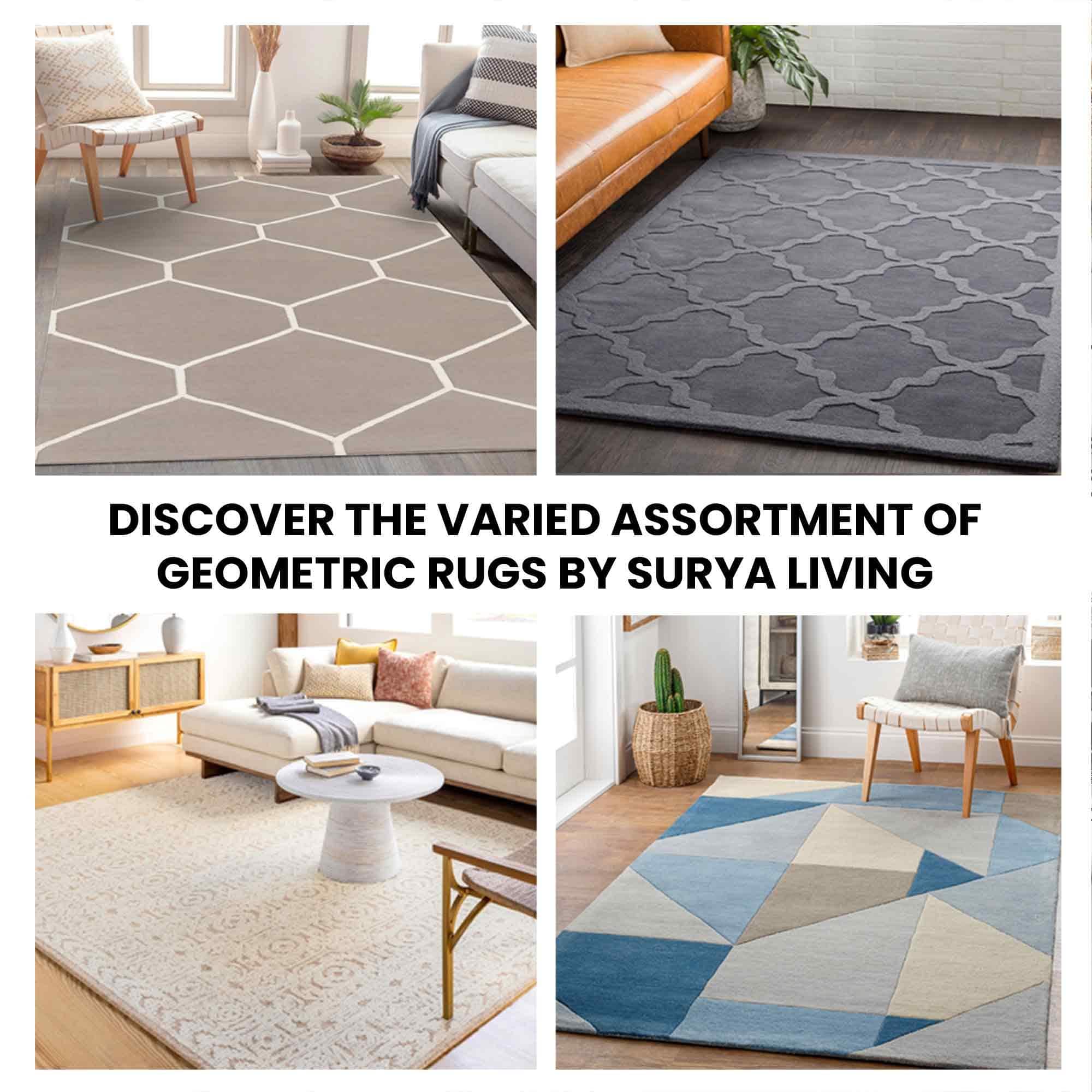 Geometric & Stripes Ottawa Wool Rug