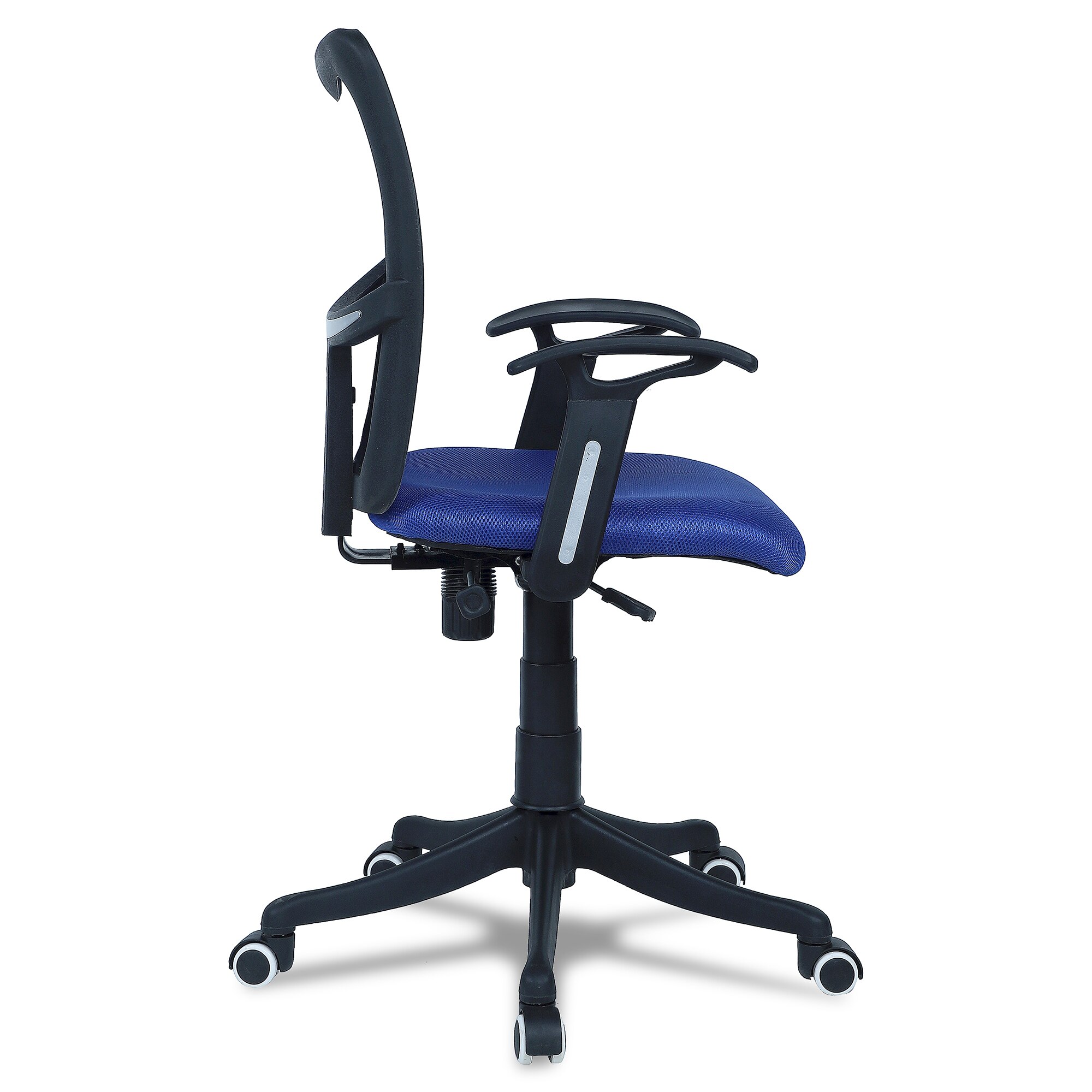 Eexcaeal Mid Back Ergonomic Chair in Blue Colour