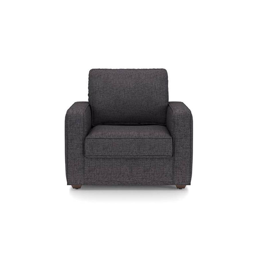Apollo Sofa Set (Colour : Steel Grey, Cushion : Soft, Back Type : Regular, Seater : 2+1+1)