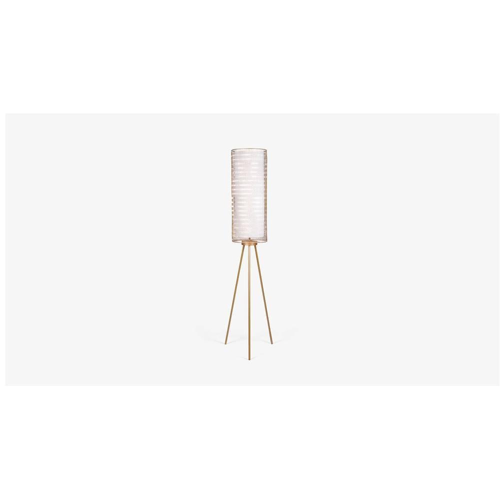 Flannery Gold Floor Lamp With Gold Iron Base