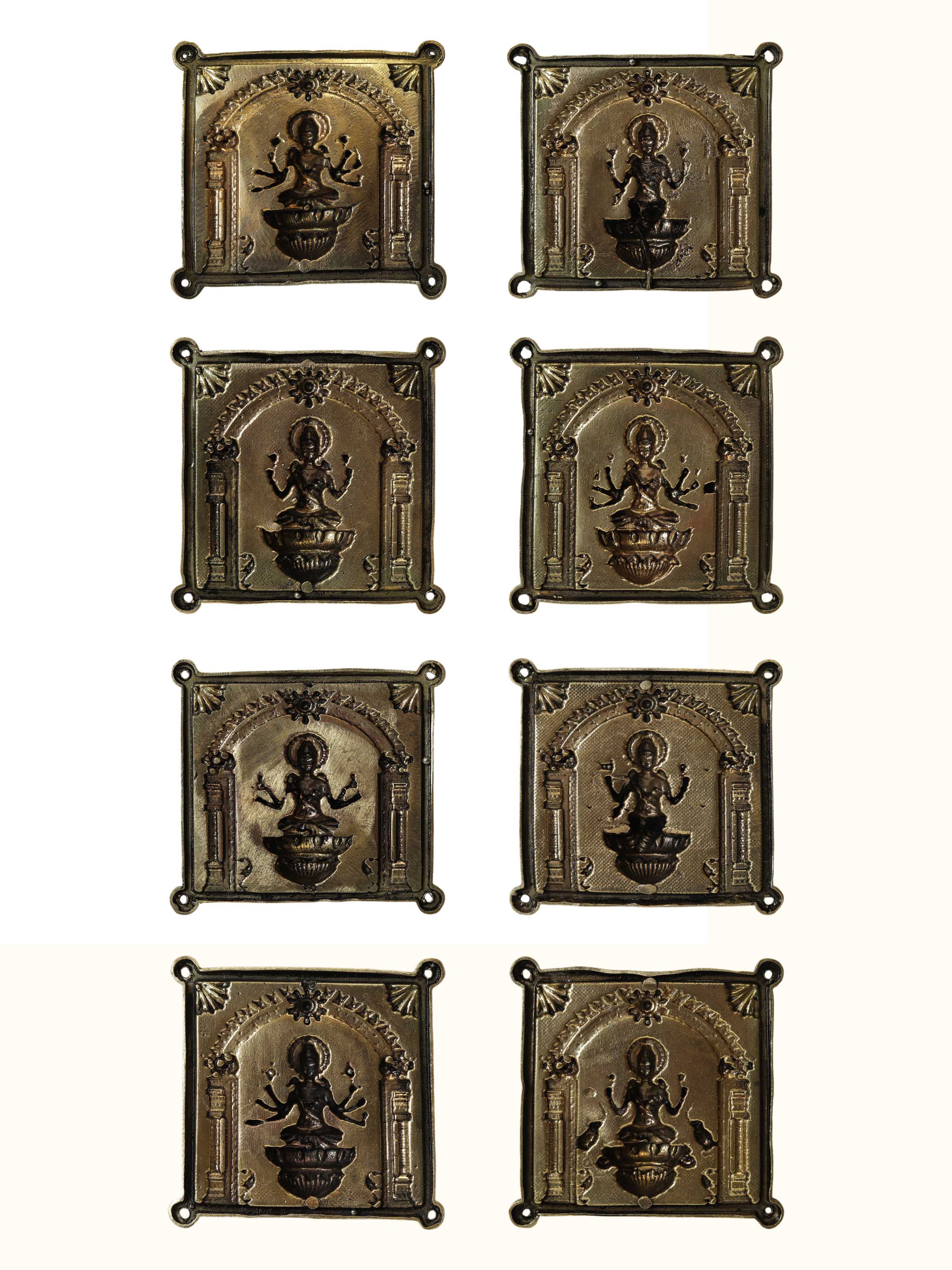 Ashtalakshmi Brass Wall Hanging