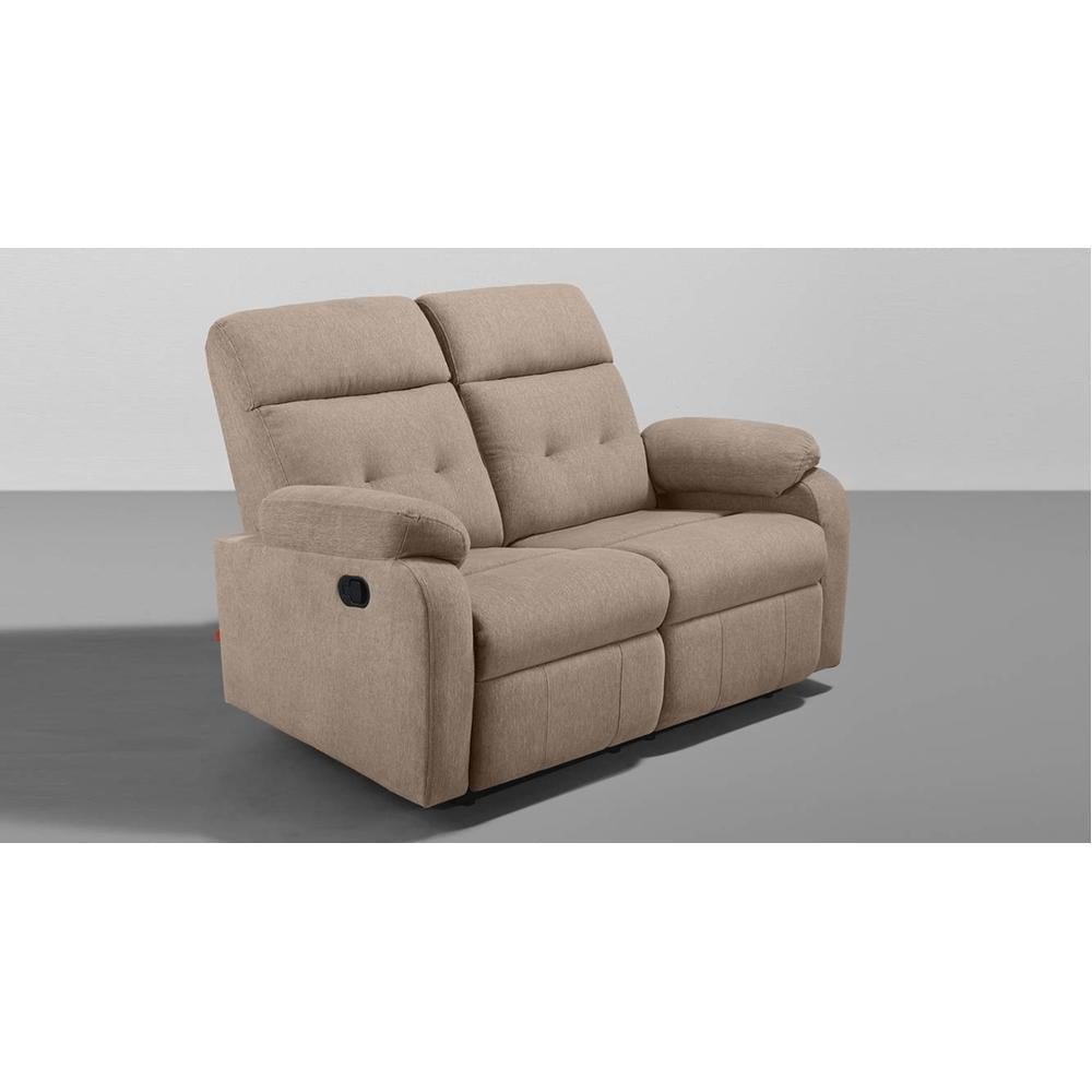 Rx5 Two Seater Fabric Recliner Italian Grey Colour