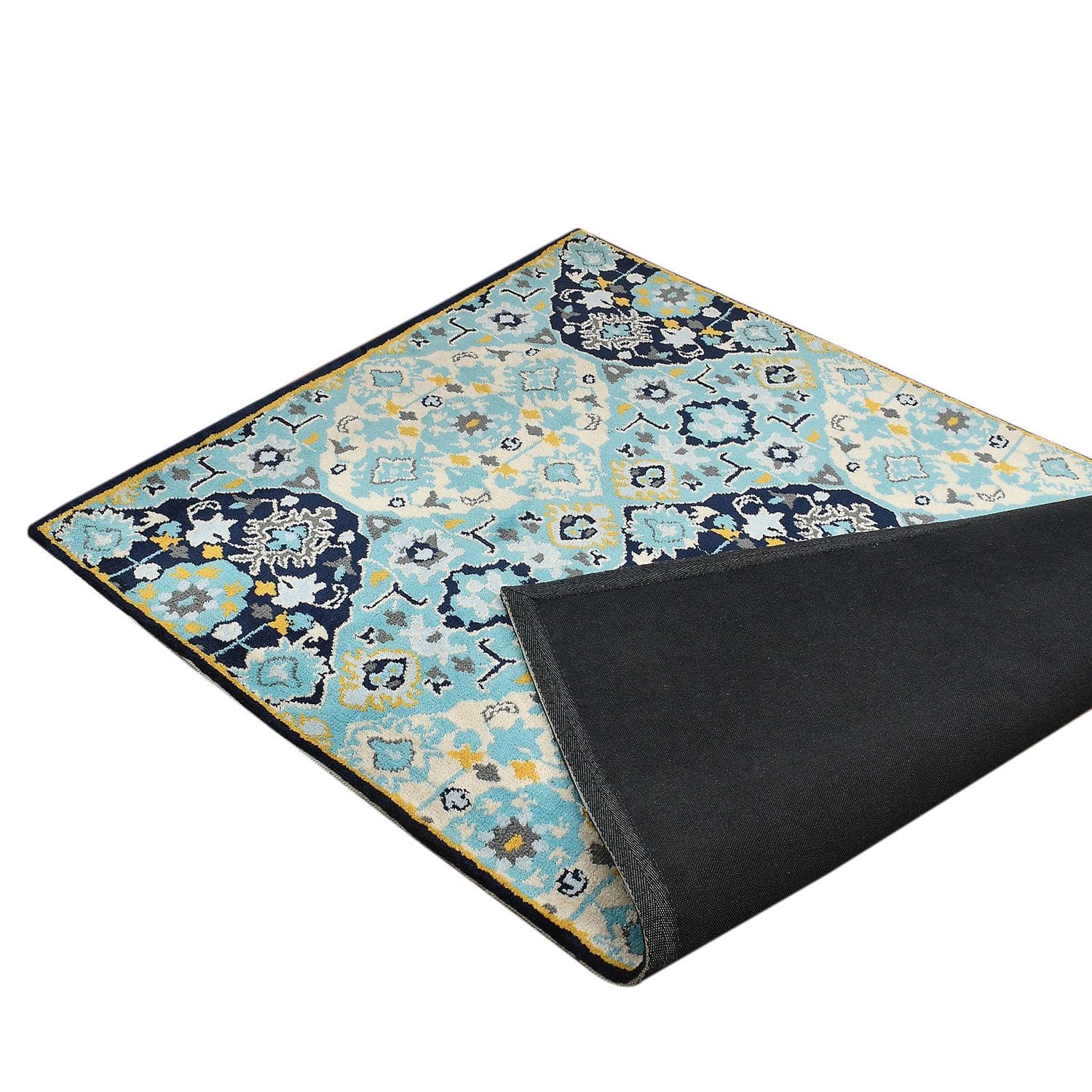 Multicolor Traditional Machine Made Polyester 3 X 5 Feet Carpet