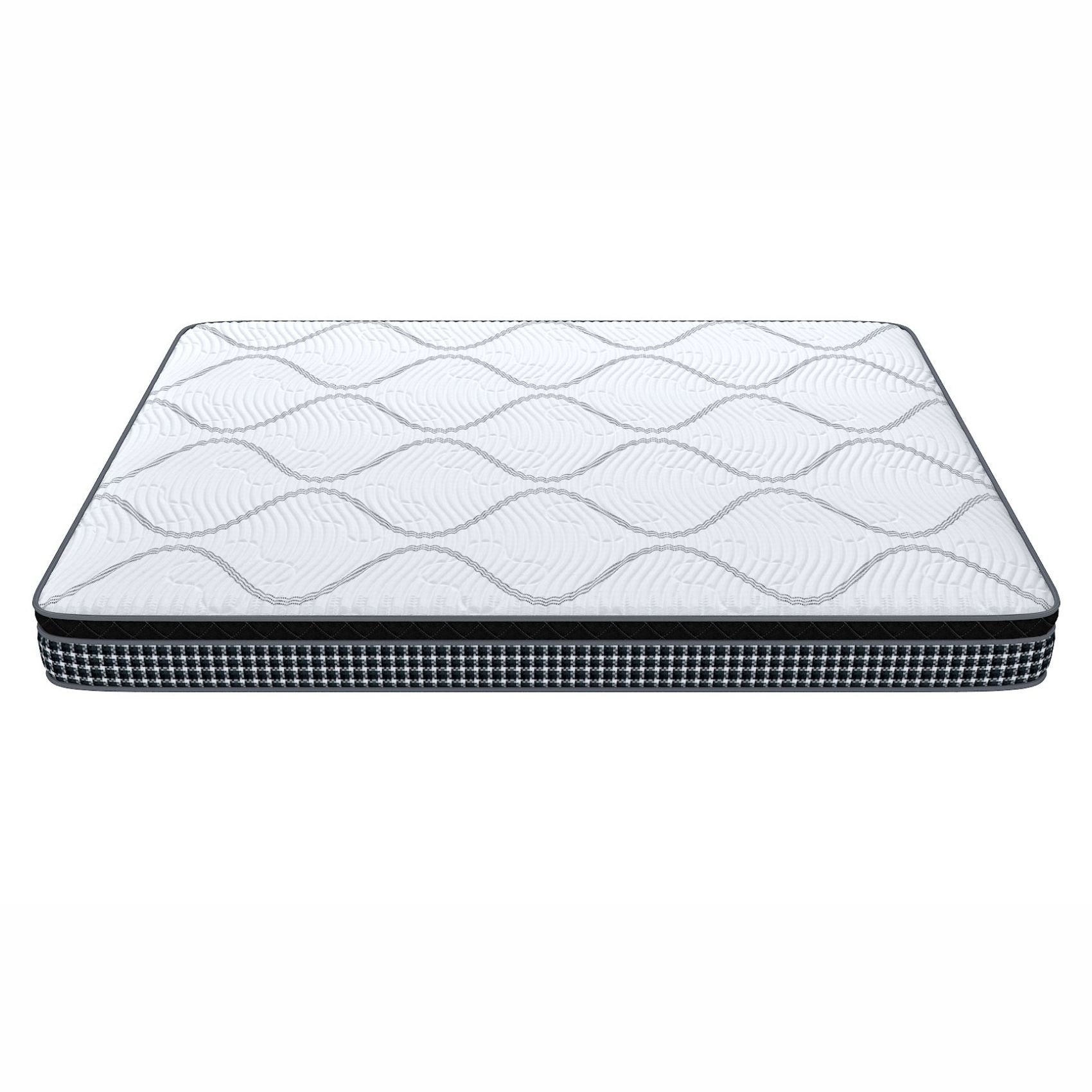 Relax Pillow Top With ISPT Technology 6 Inch Double Size Hybrid Memory Foam and Pocket Spring Mattress (78X48 Inches), No Partner Disturbance, SoftRelax Comfort, with PU Foam