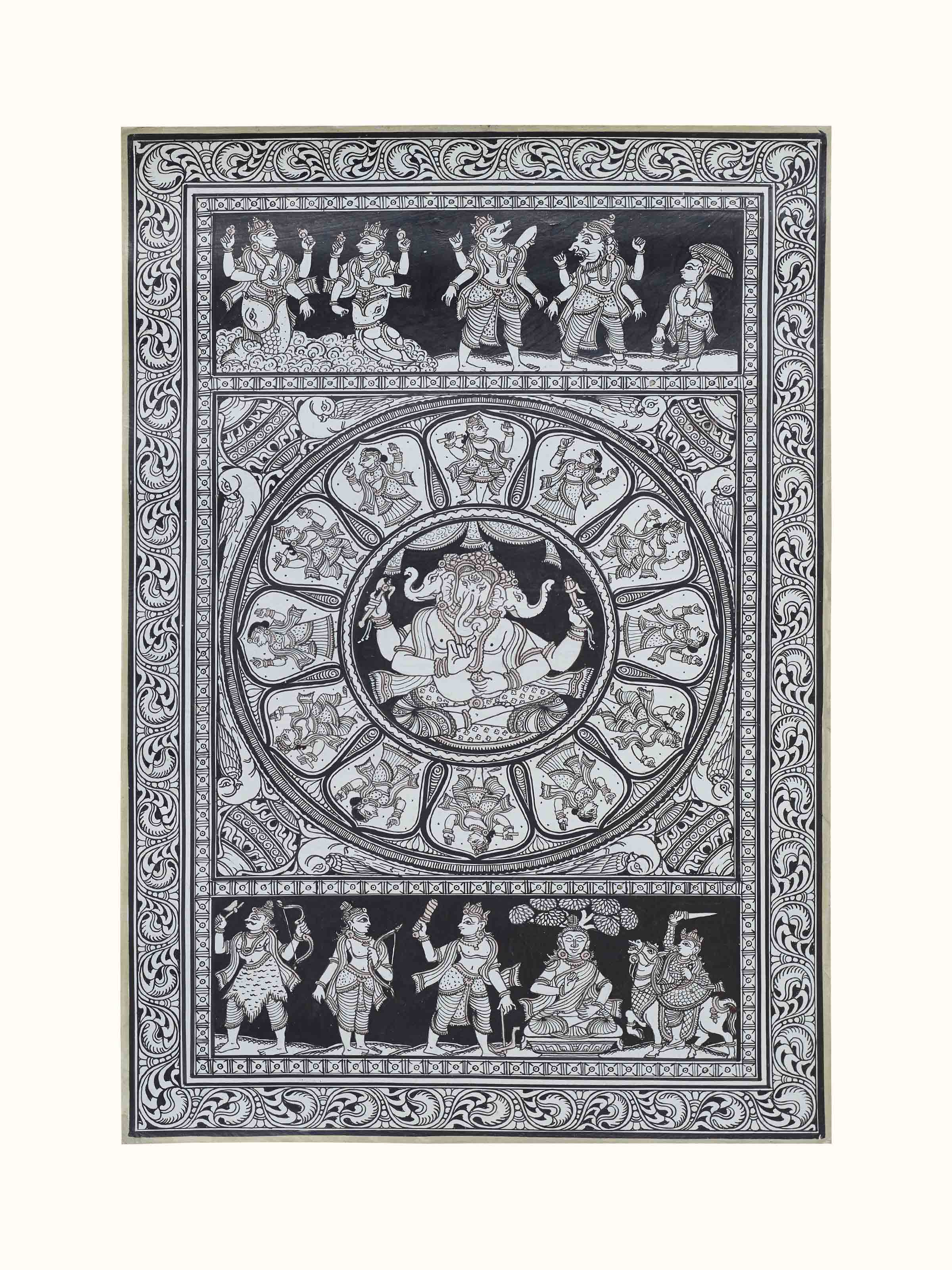 Ganesha Pattachitra Painting