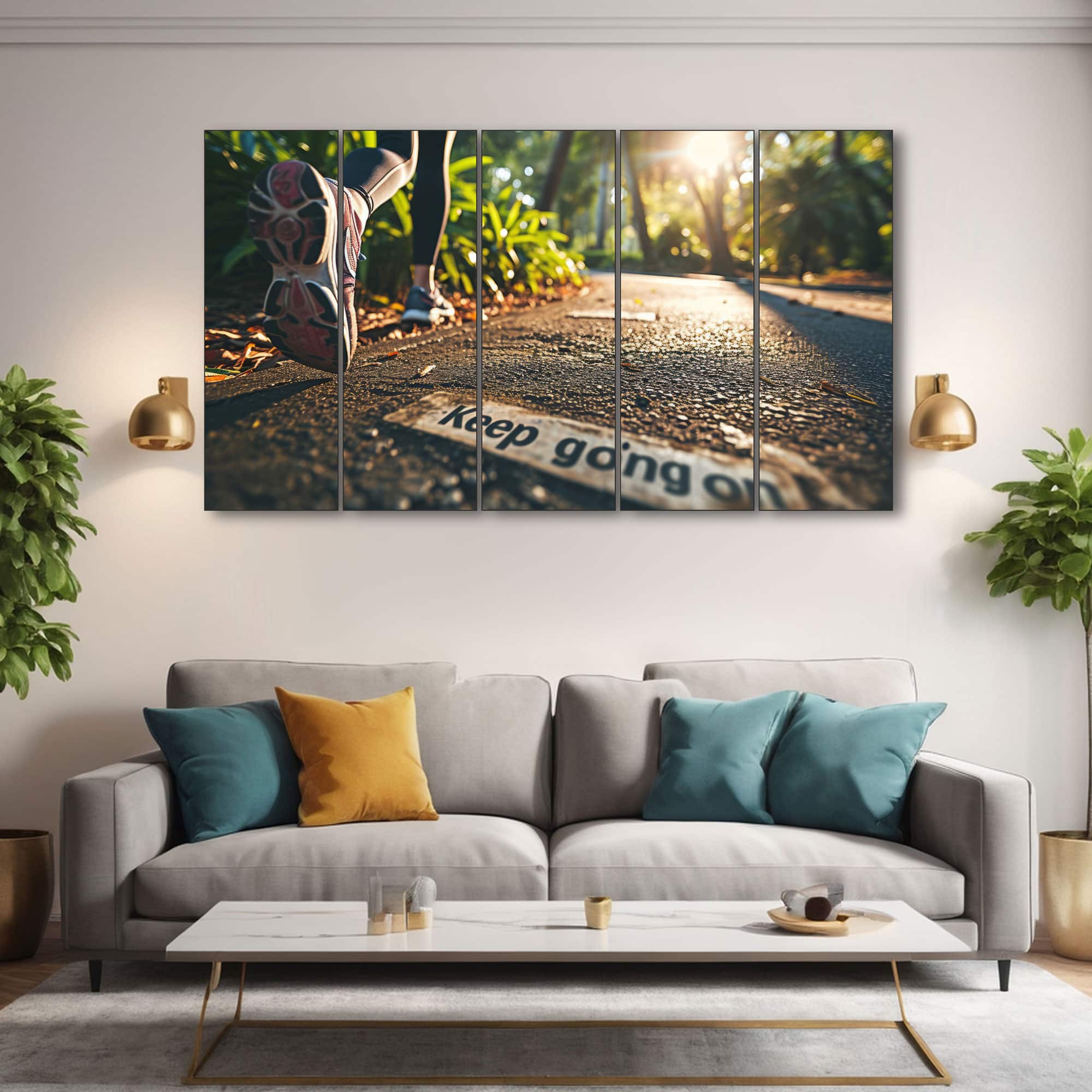 The Castle Decor Motivational Wall Painting Wooden Framed 27x48 Inch (Style 2) - The Castle Decor
