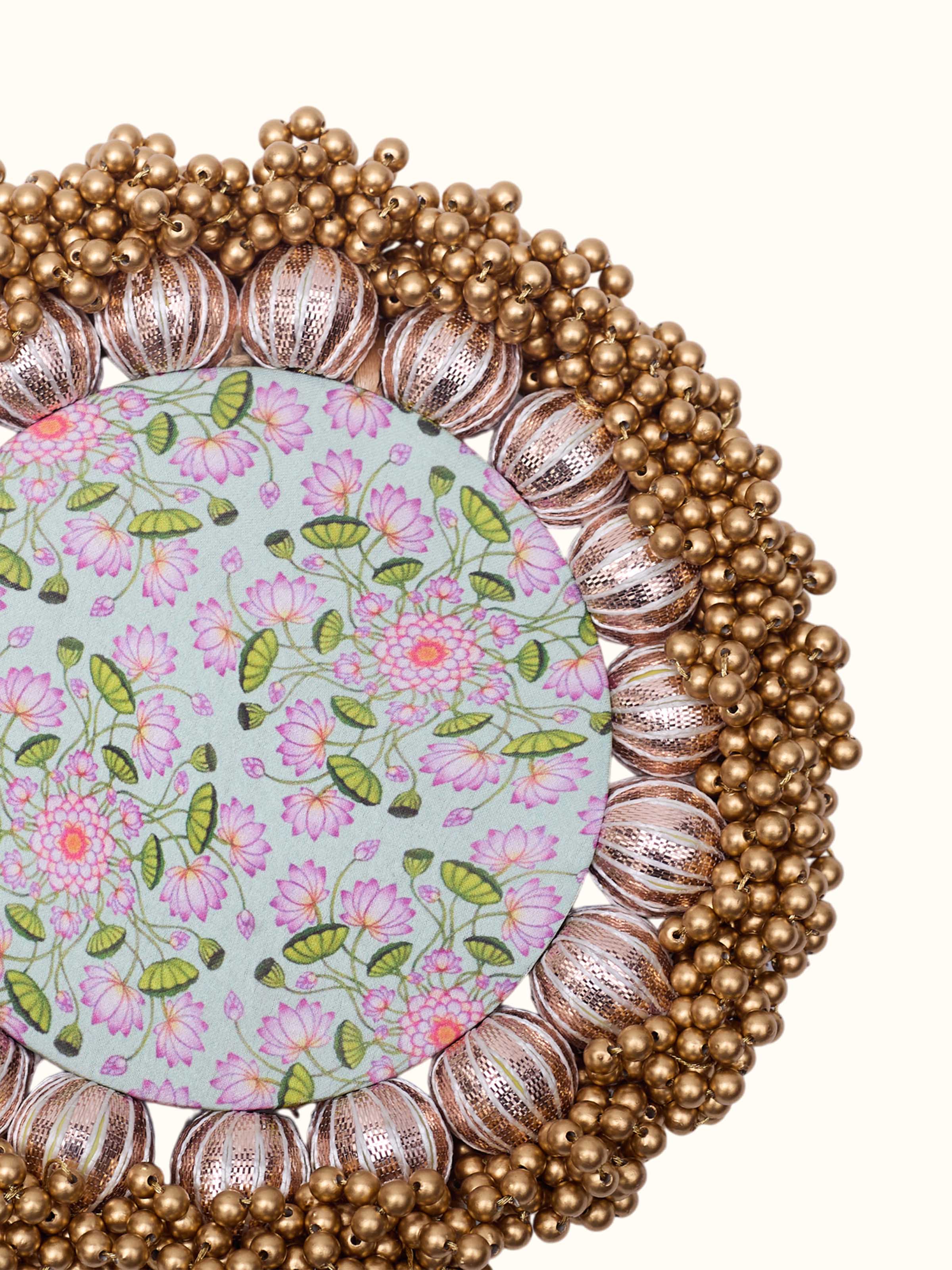 Detail shot of Hand Block Print Fabric Pallet Set