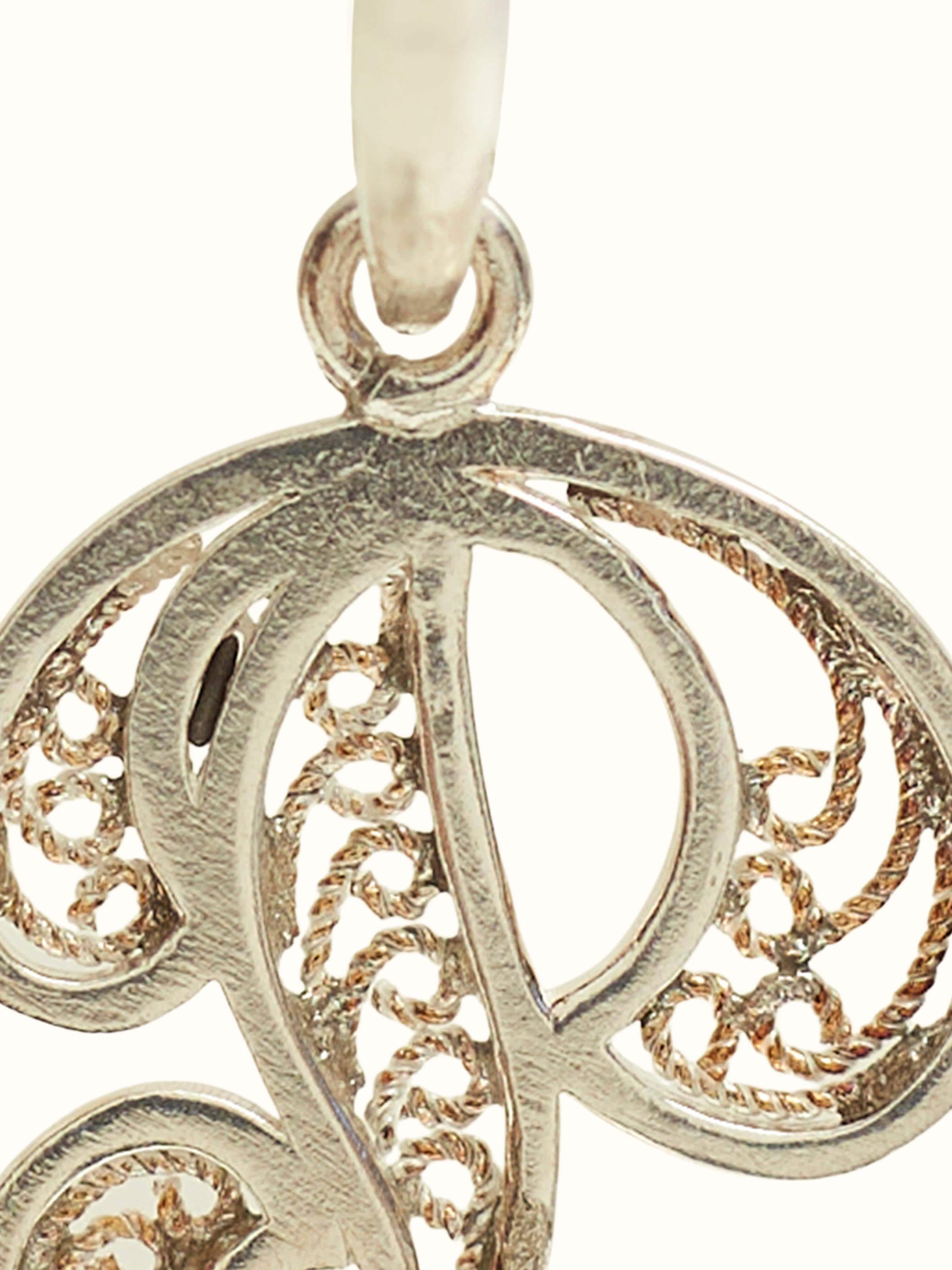 Silver Filigree-Odisha Silver Pendant