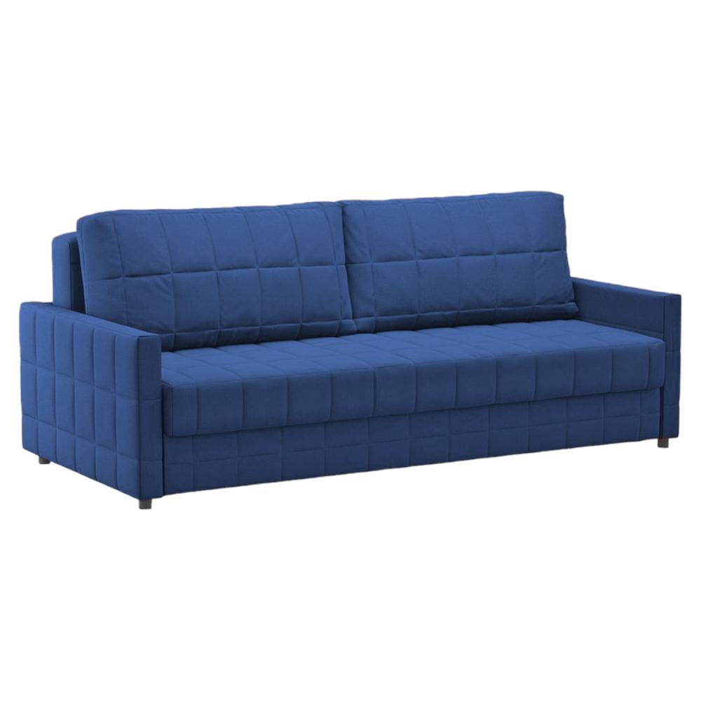 Alta 3 Seater Fold Out Sofa Cum Bed In Navy Bue Colour
