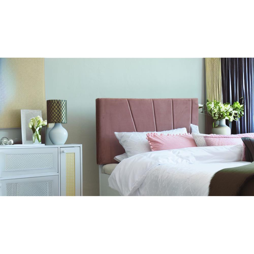 Viveka Engineered Wood Queen Size Bed In White Finish