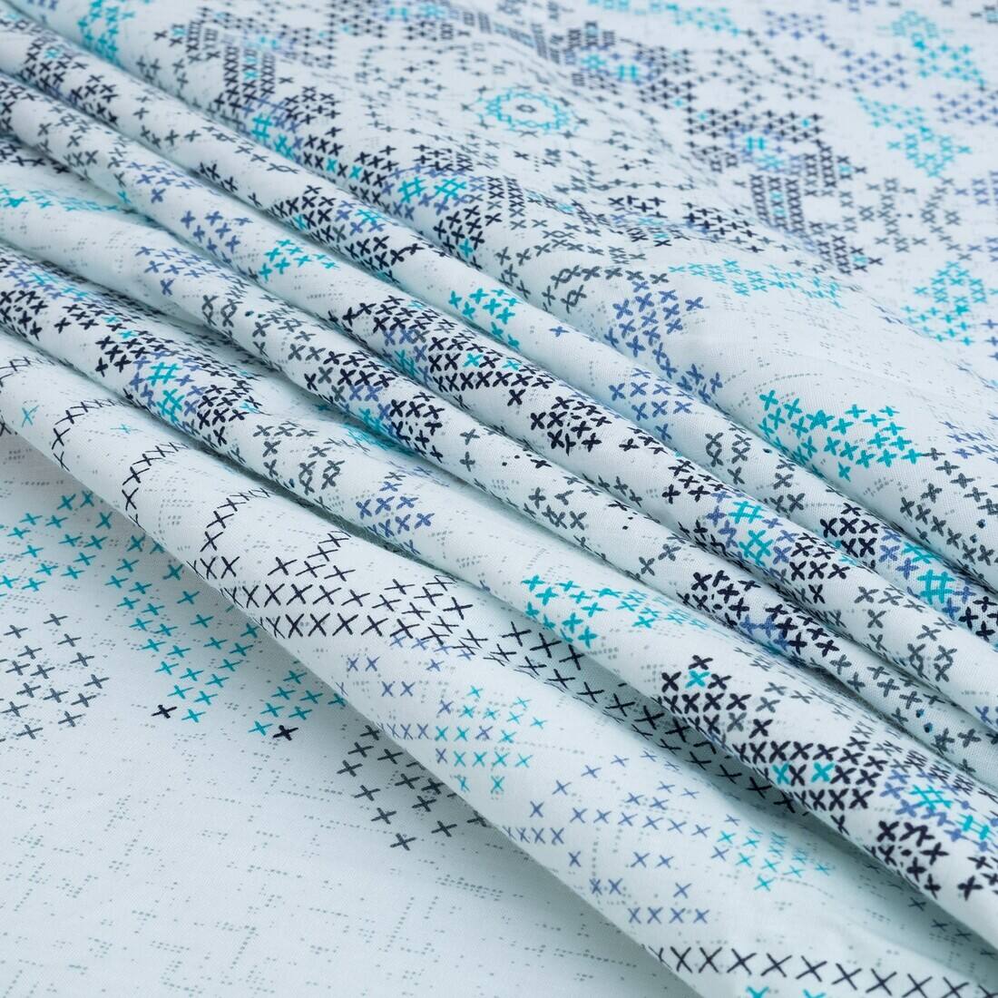 Premium Cotton Double Bedsheets with two Pillows