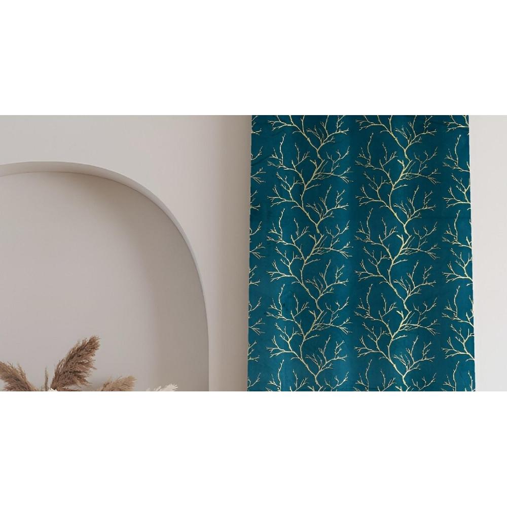 Dry Pack of 2 Blackout Long Door Curtain