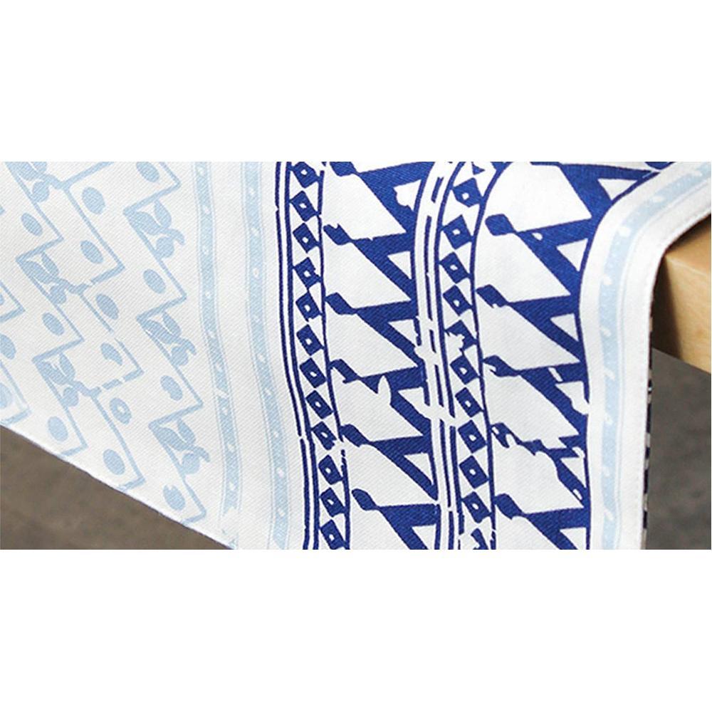 House This Blue Abstract Runner