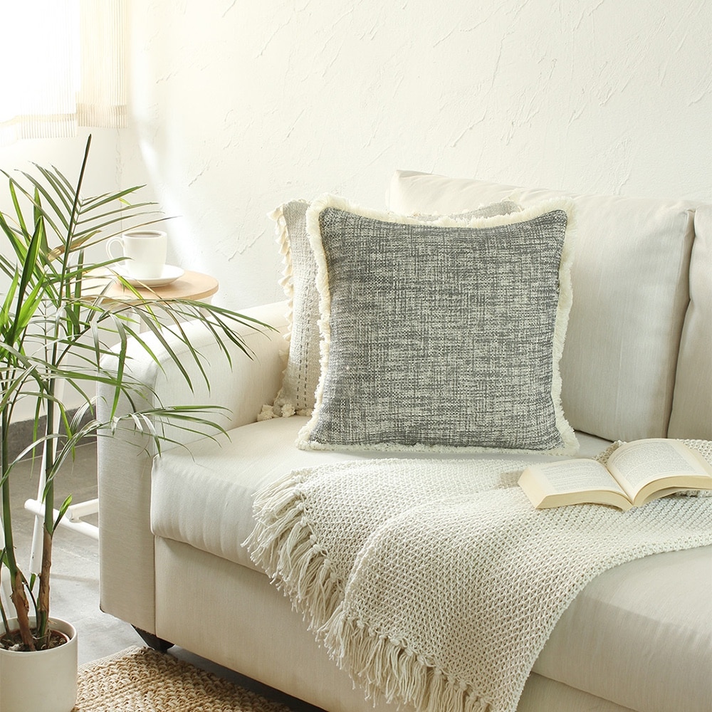 Matsya Vala Set Of 2 Cushion Covers With Black Colour