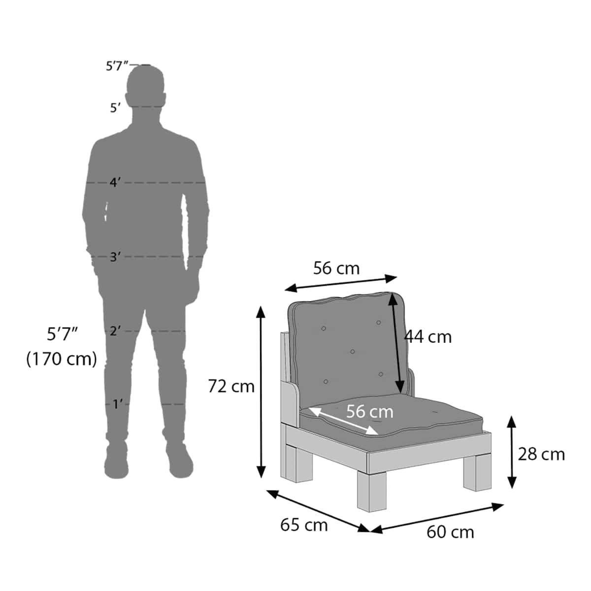 Faria Wooden Sofa (Mustard Yellow)