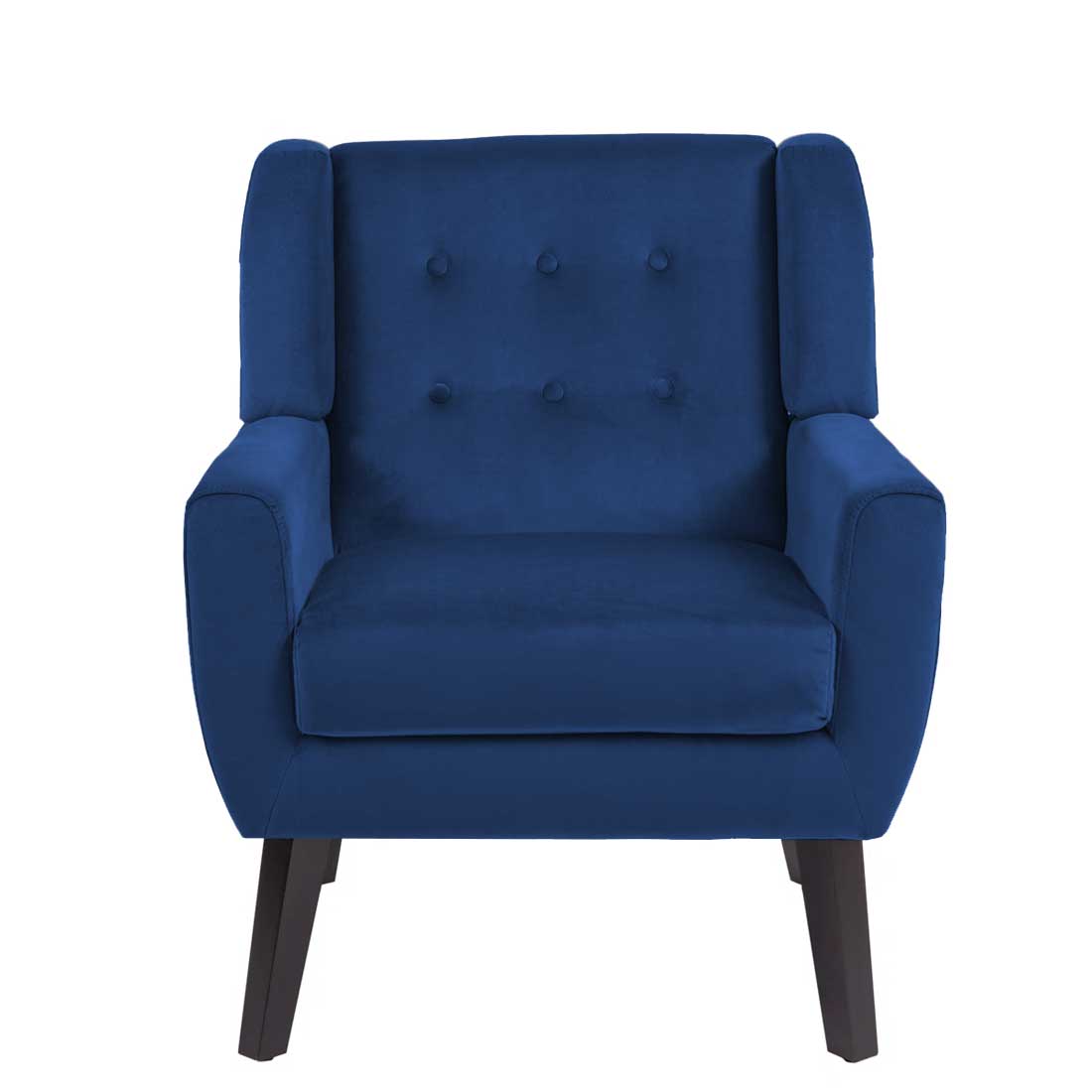 Derel Accent Chair in Navy Blue Colour