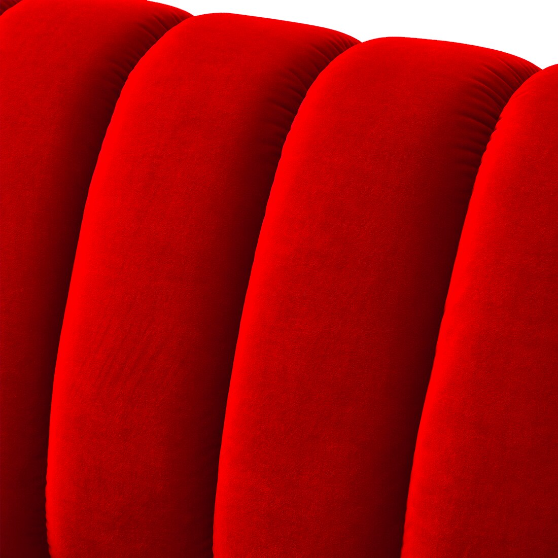 Rosa Fabric Sofa (Red)