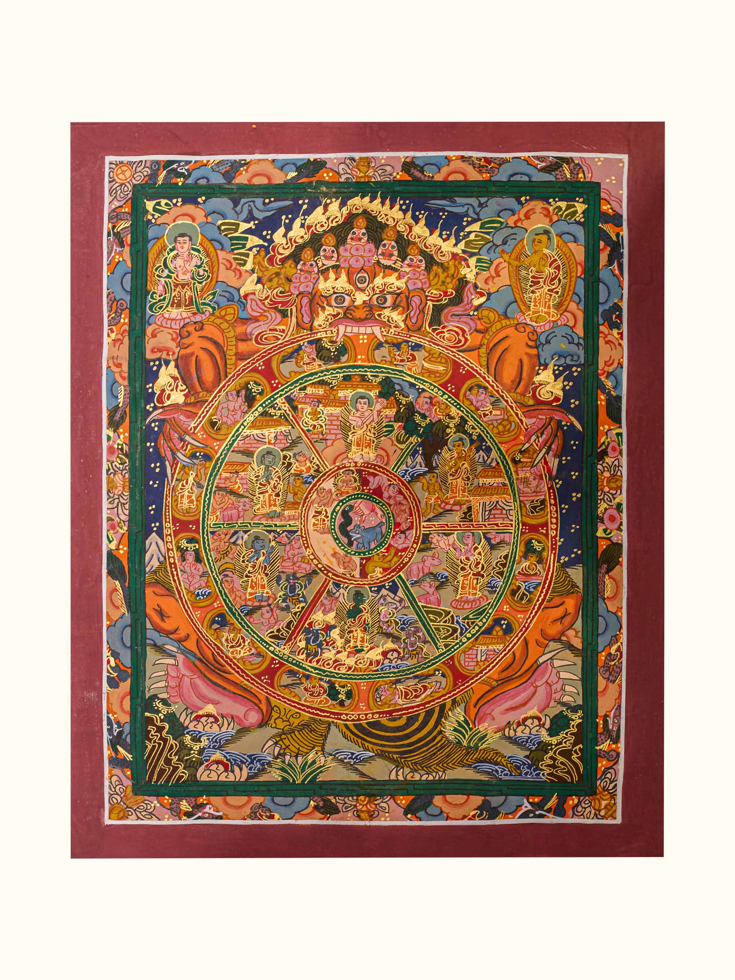 Wheel of Life Thangka Painting