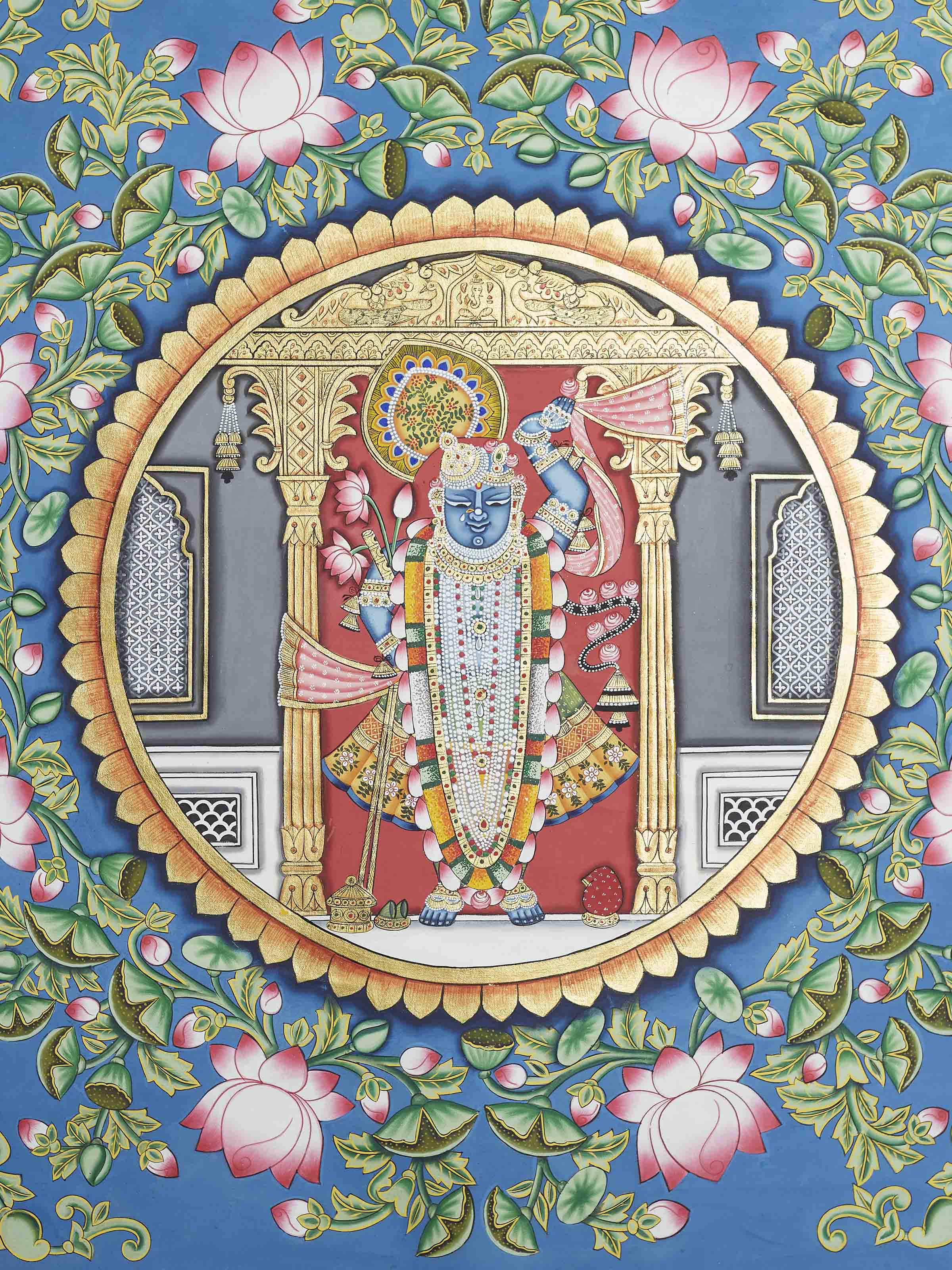 Shrinathji Jal-kamal Pichwai Painting
