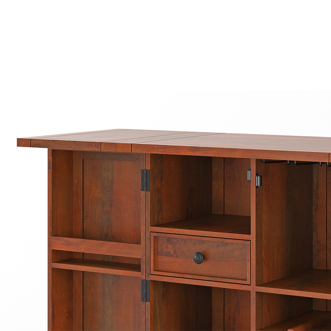 Caledonia Bar Unit, Finish - Honey