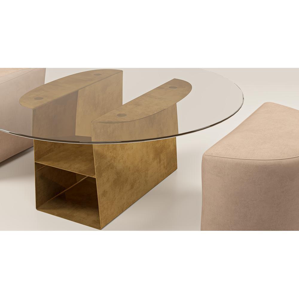 Elite Trapezio Space Saving Coffee Table Set