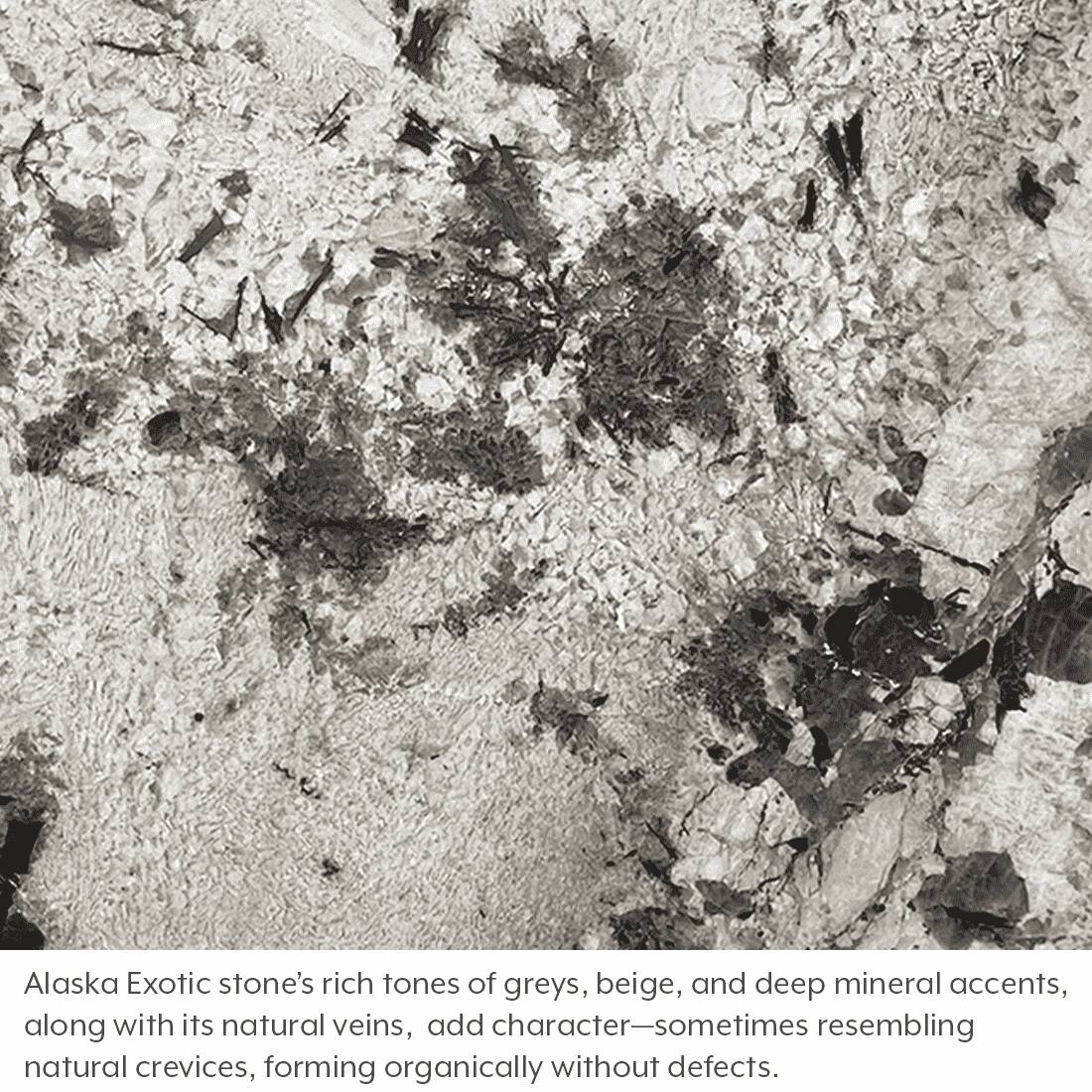 Lunar Alaska Exotic Stone 6 Seater Dining Table With Rickman Lounge Chairs