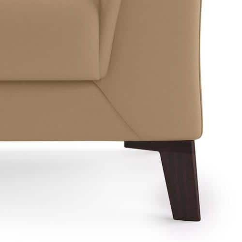 Weston 1 Seater Leather Sofa in Camel Colour