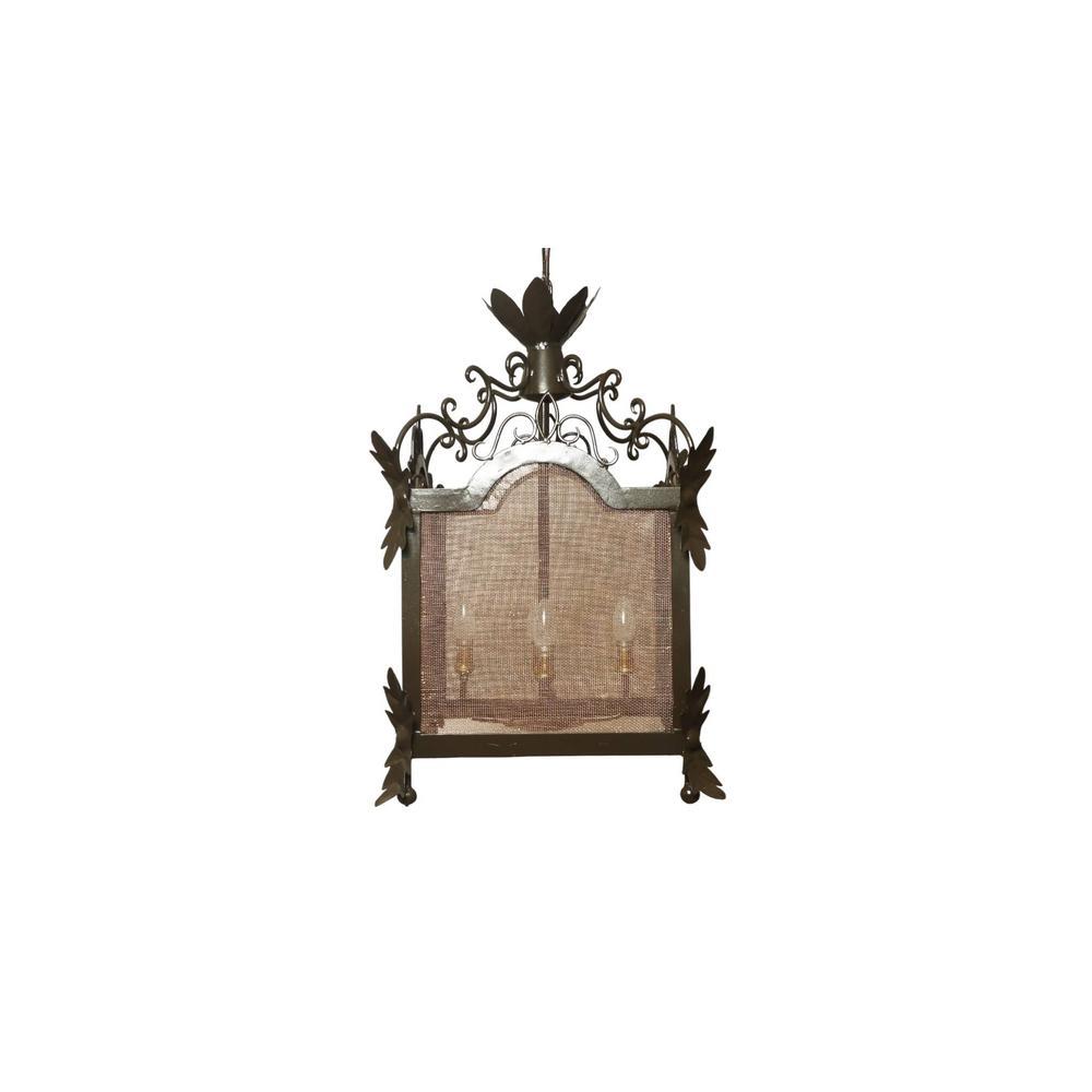 Dutch Iron Chandelier