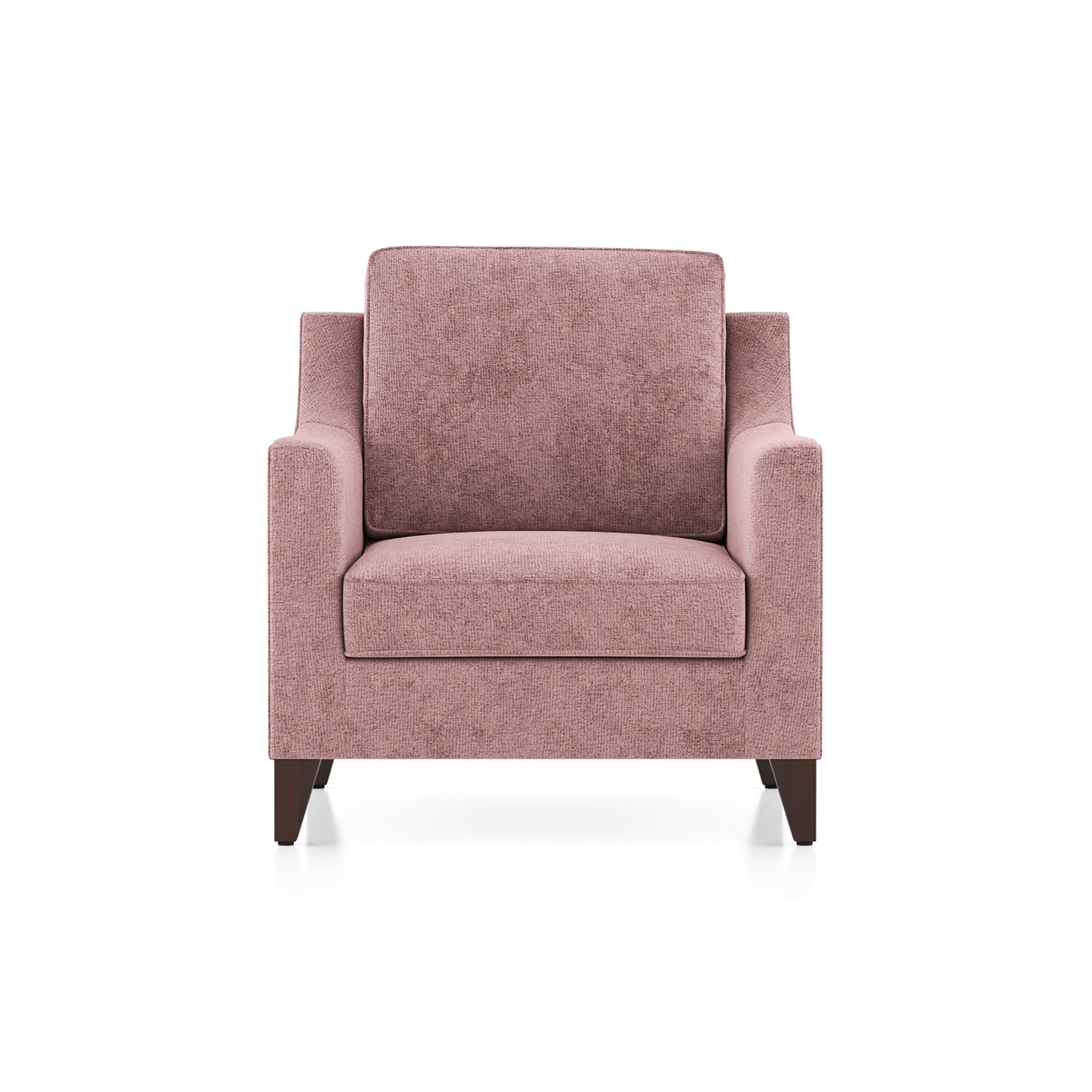 Abbey Sofa (Colour : Desert Rose, Cushion : Soft, Seating Capacity : 1 Seater)
