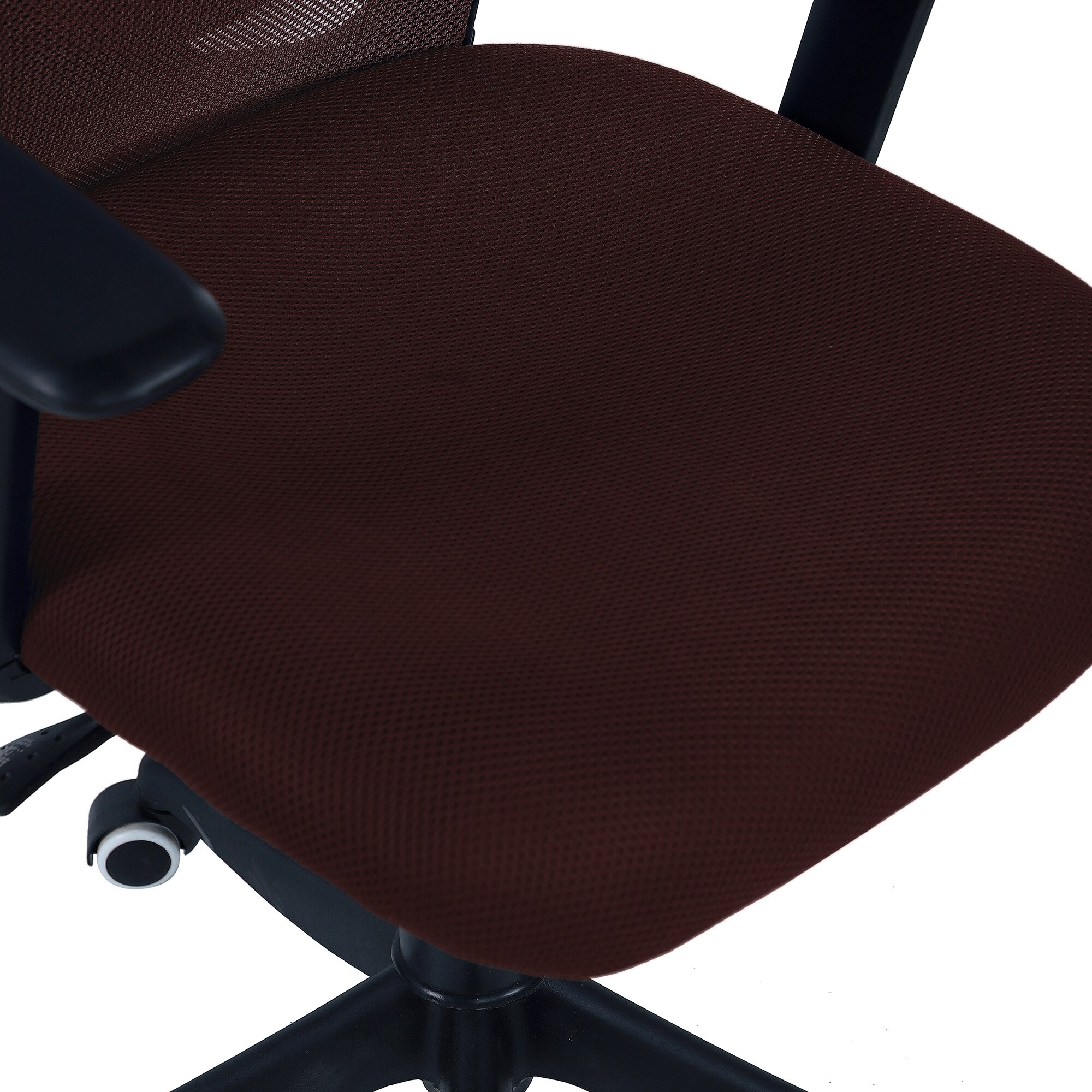 Peacifice Mid Back Ergonomic Chair in Brown Colour