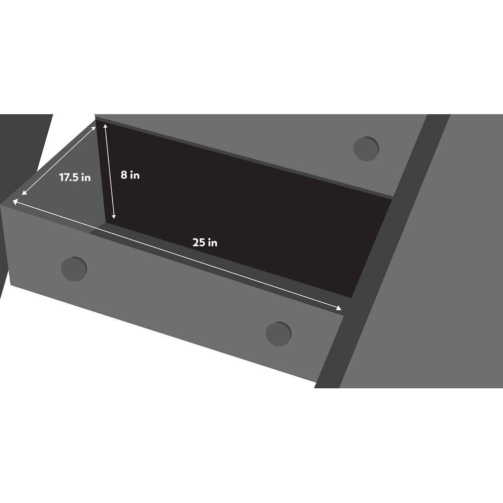 Playdate Engineered Wood Box Storage Bed in White Colour