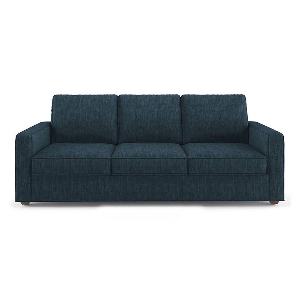 Apollo Sofa Set (Colour : Indigo Blue, Cushion : Soft, Back Type : Regular, Seater : 3+2+1)