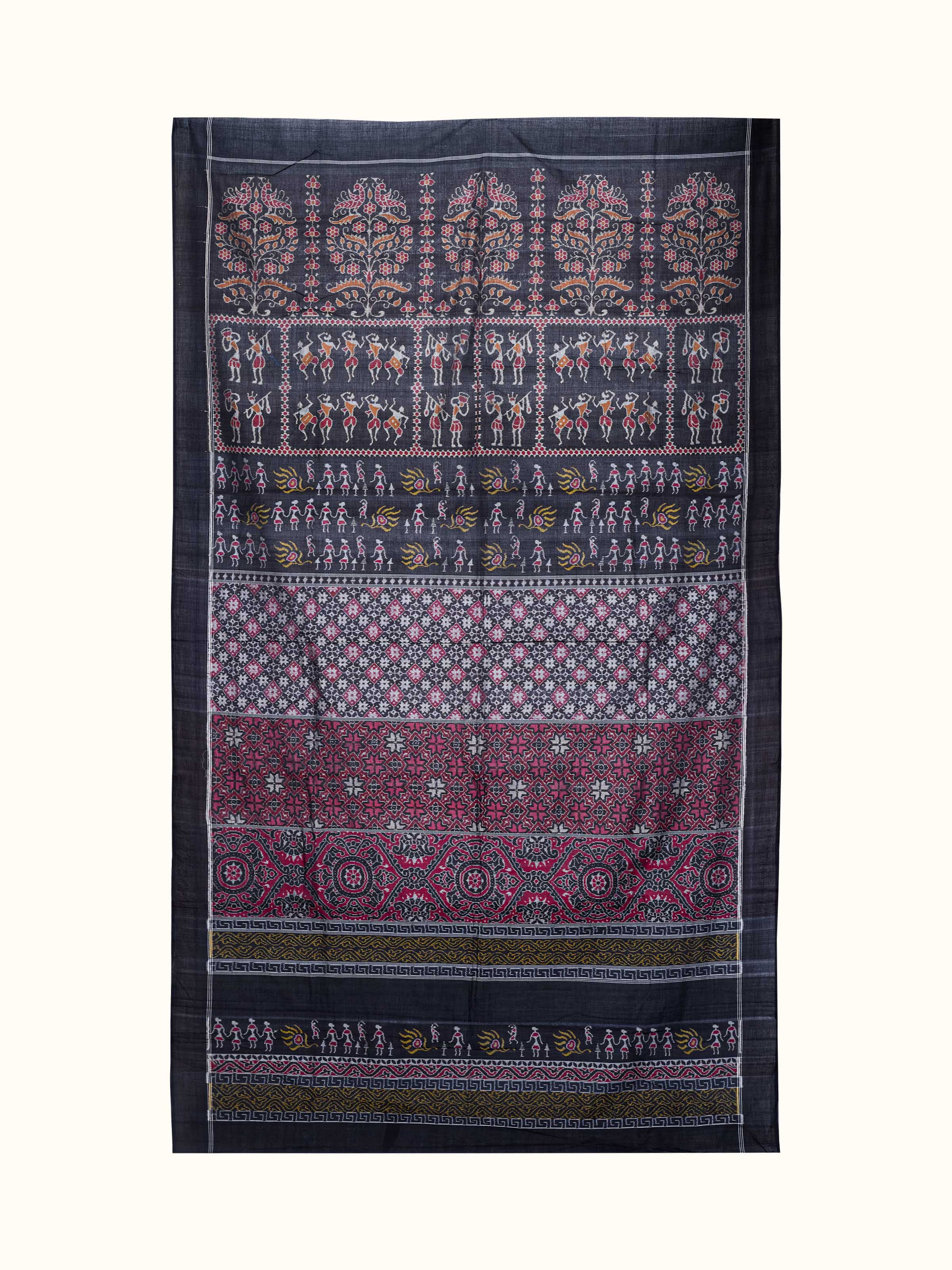 Odisha Ikat Motif Wall Hanging