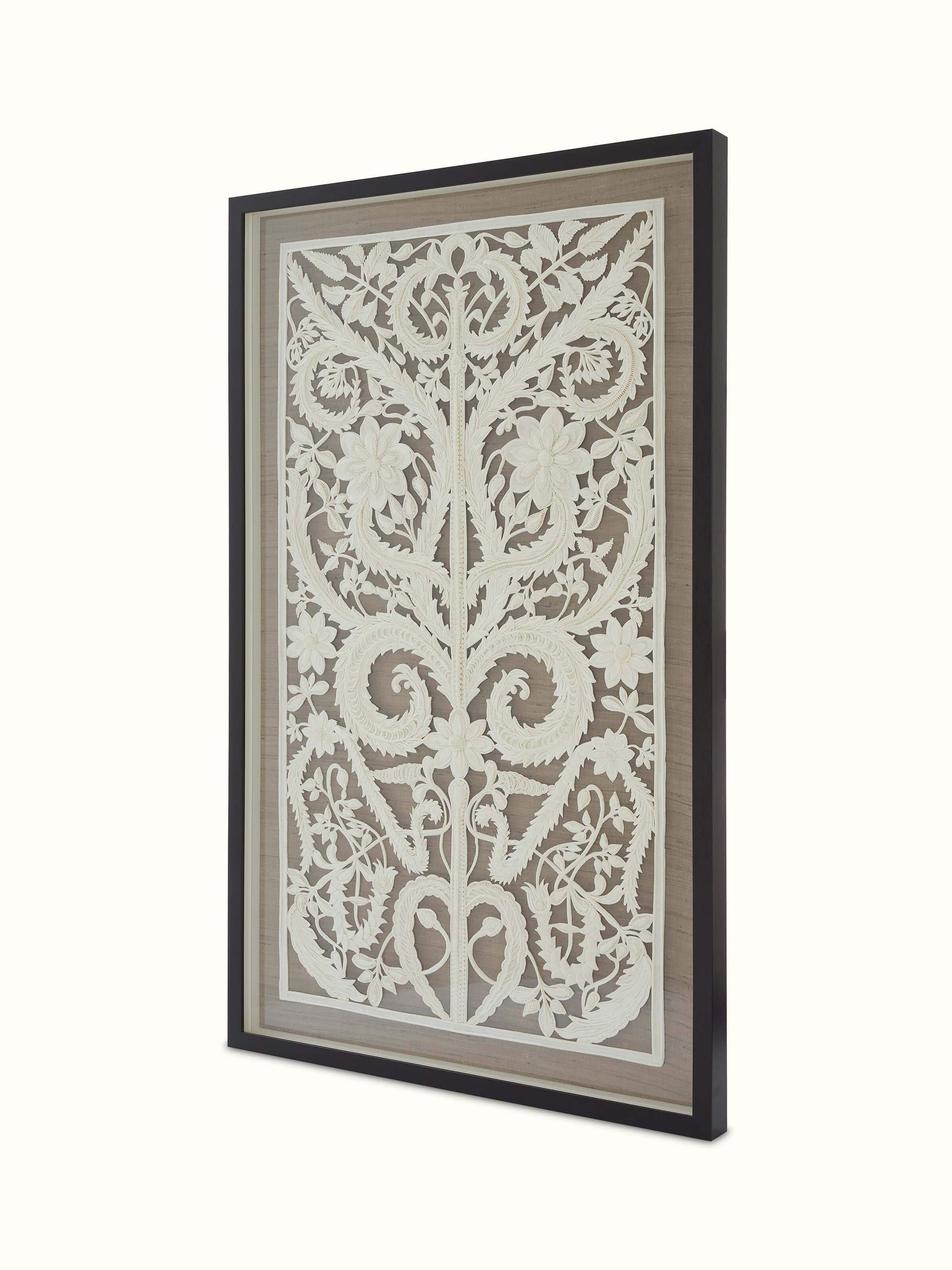 Sholapith Flower Wall Art