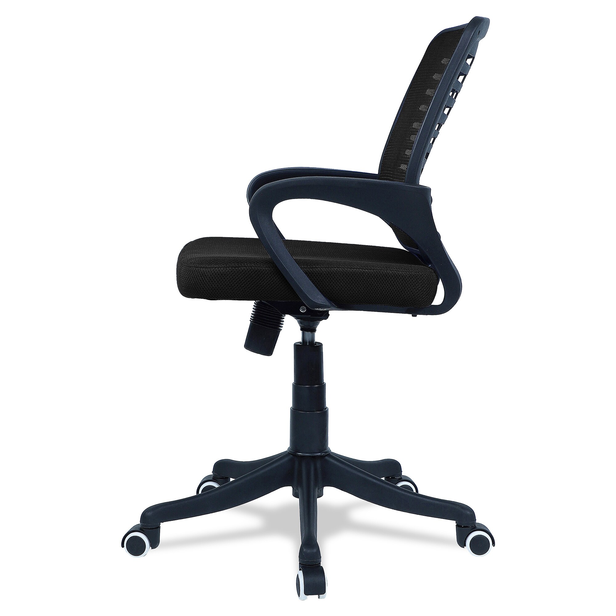 Diicea Mid Back Ergonomic Chair in Black Colour