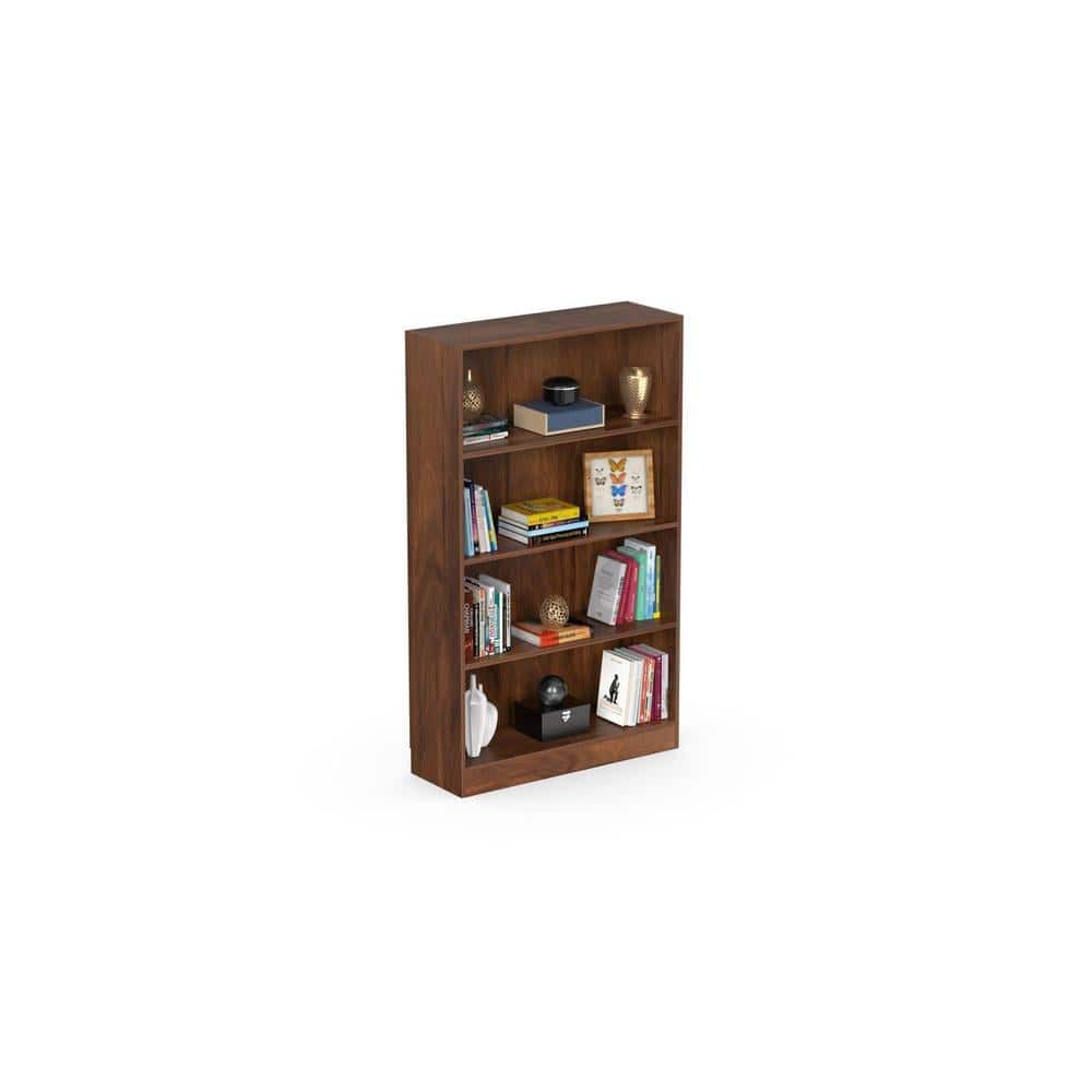 Alex Engineered Wood Bookshelf in Brown Maple