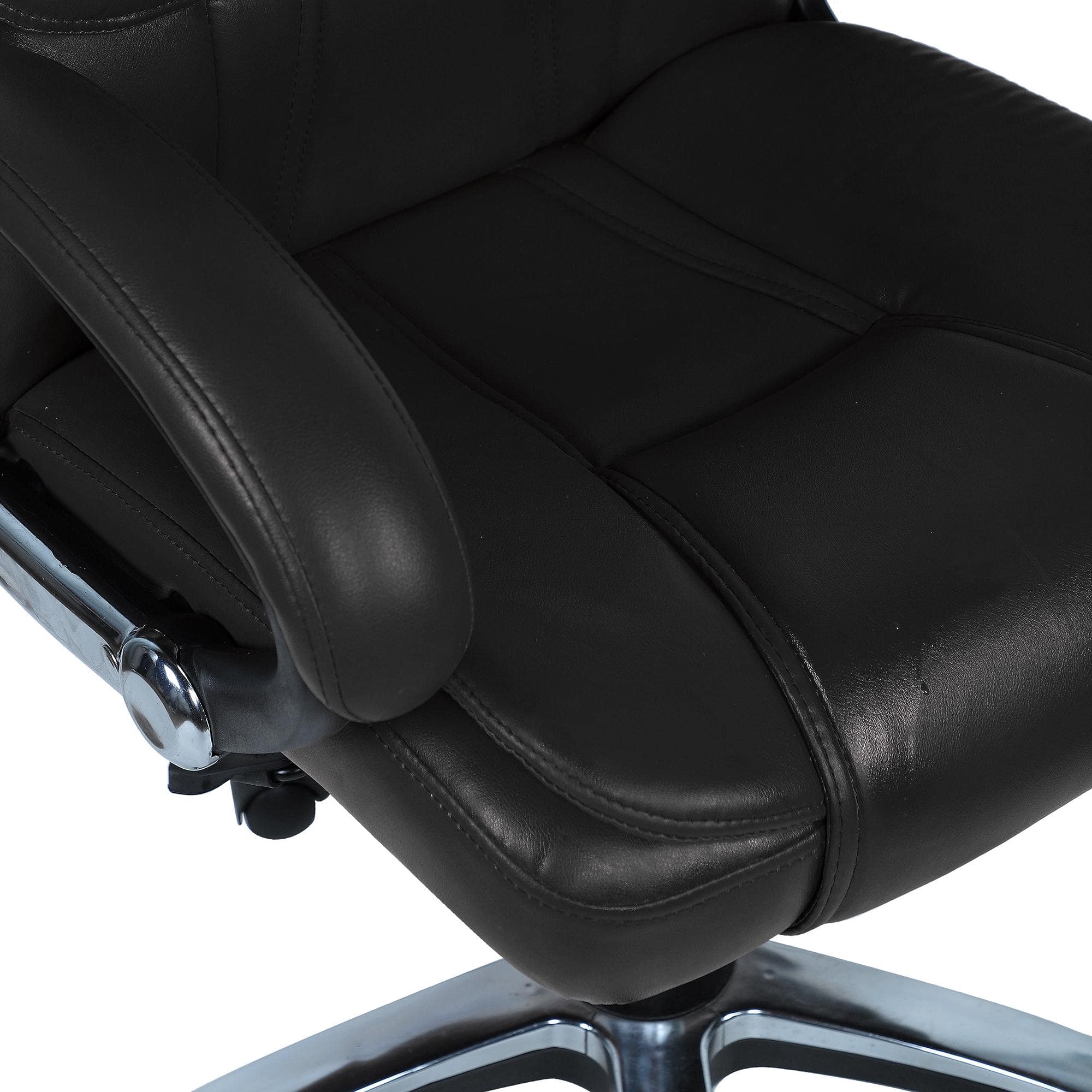 Pleash High Back Executive Chair in Black Colour