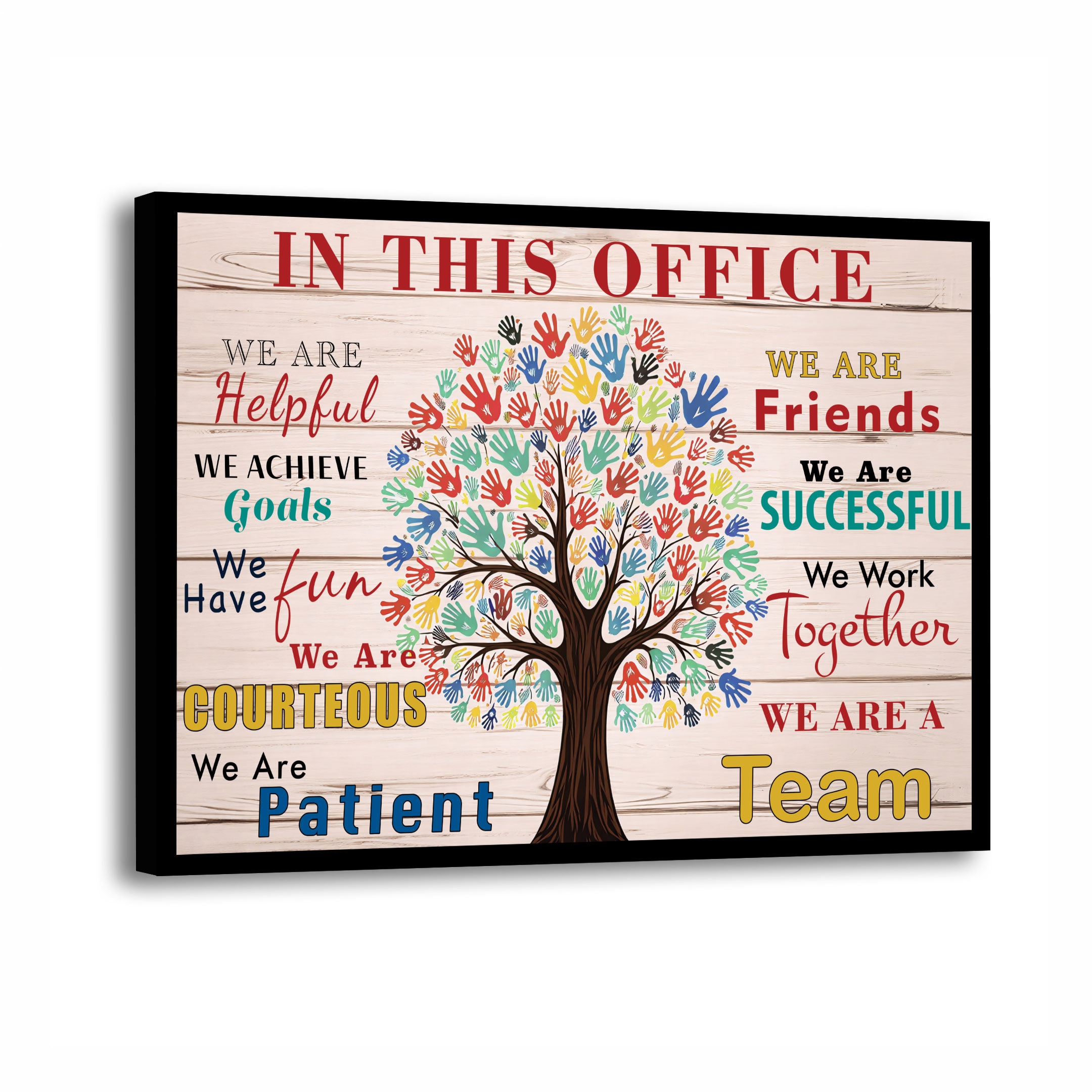 The Castle Decor Motivational Quote Wall Art Frame Office Decor 20x30 Inch Style 1 - The Castle Decor