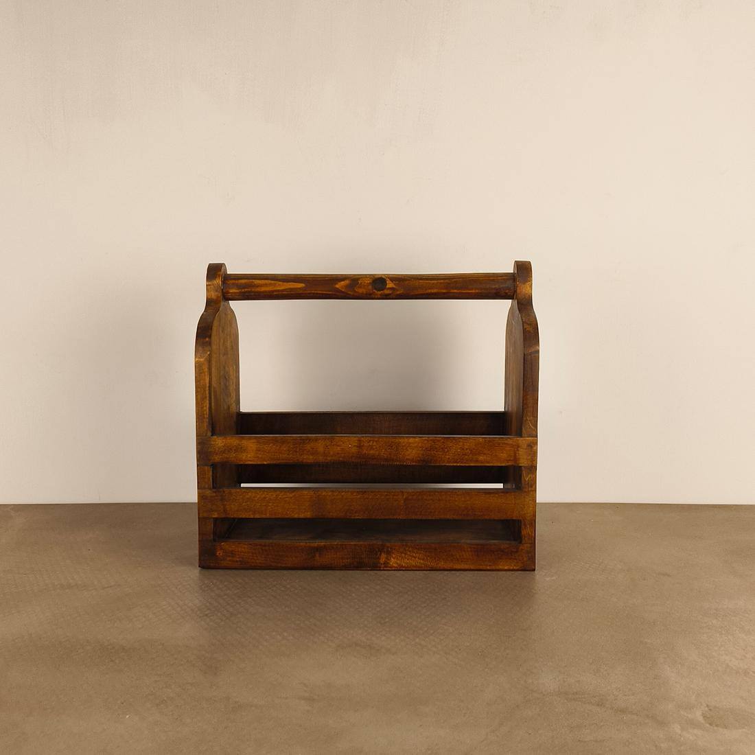 Adora Wooden Bottle & Cutlery Holder