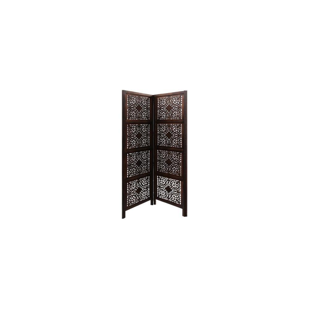 Florella Solid Wood 4 Panel Room Divider