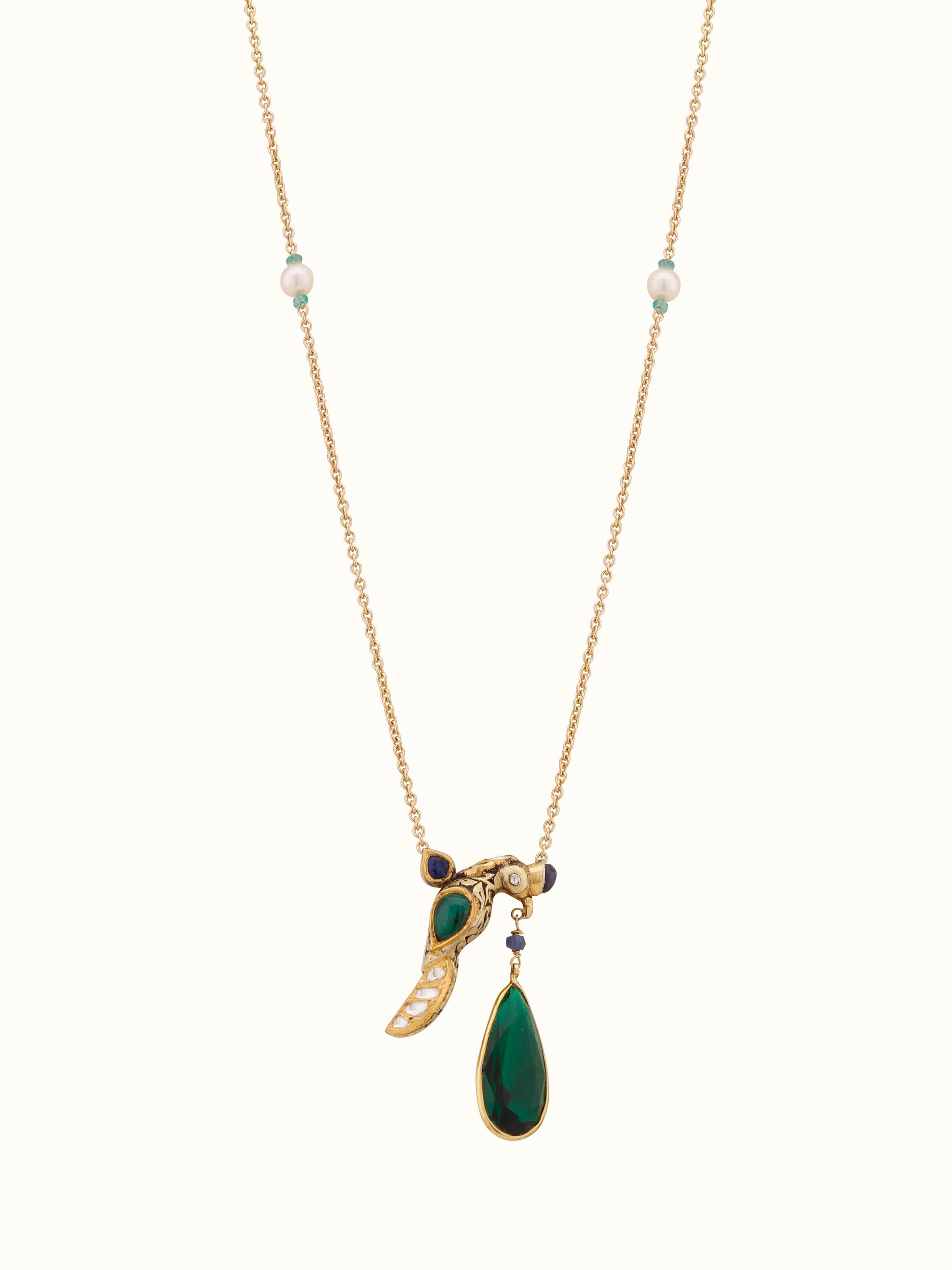 Partash 18 Karat Gold Pendant & Chain