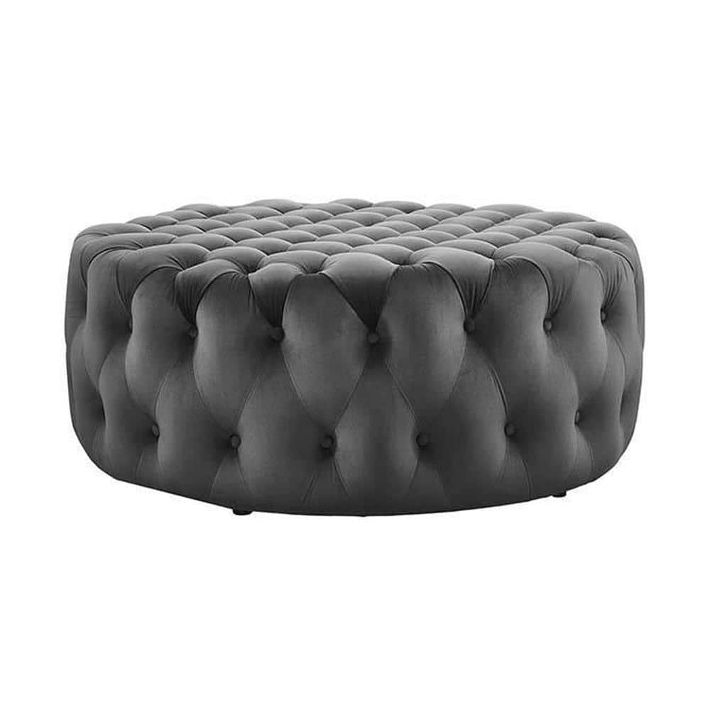 Kolden Ottoman Color in Dark Grey