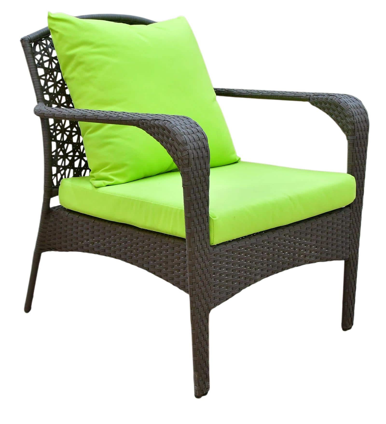 Dijon 2+1+1 Seater Wicker Sofa Set in White Colour