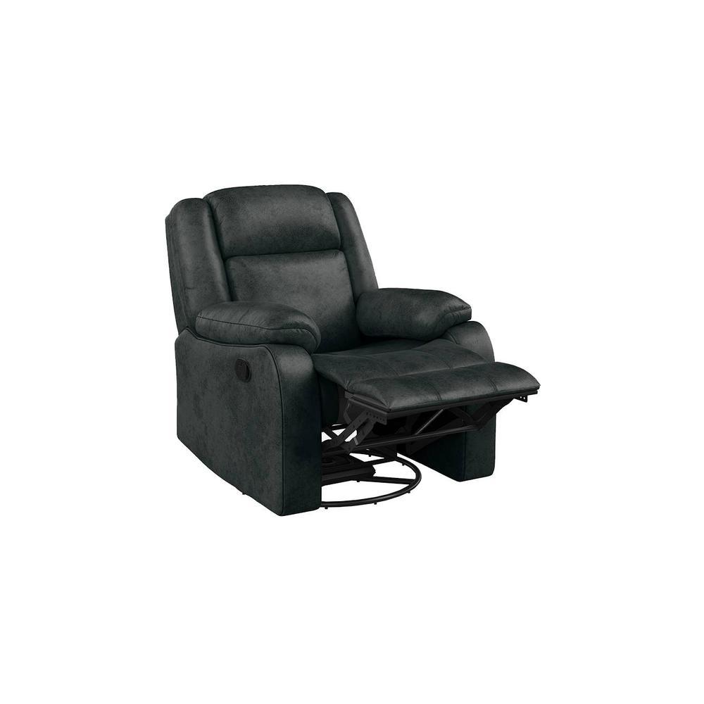 Avalon Leatherette One Seater Manual Recliner in Blue Colour