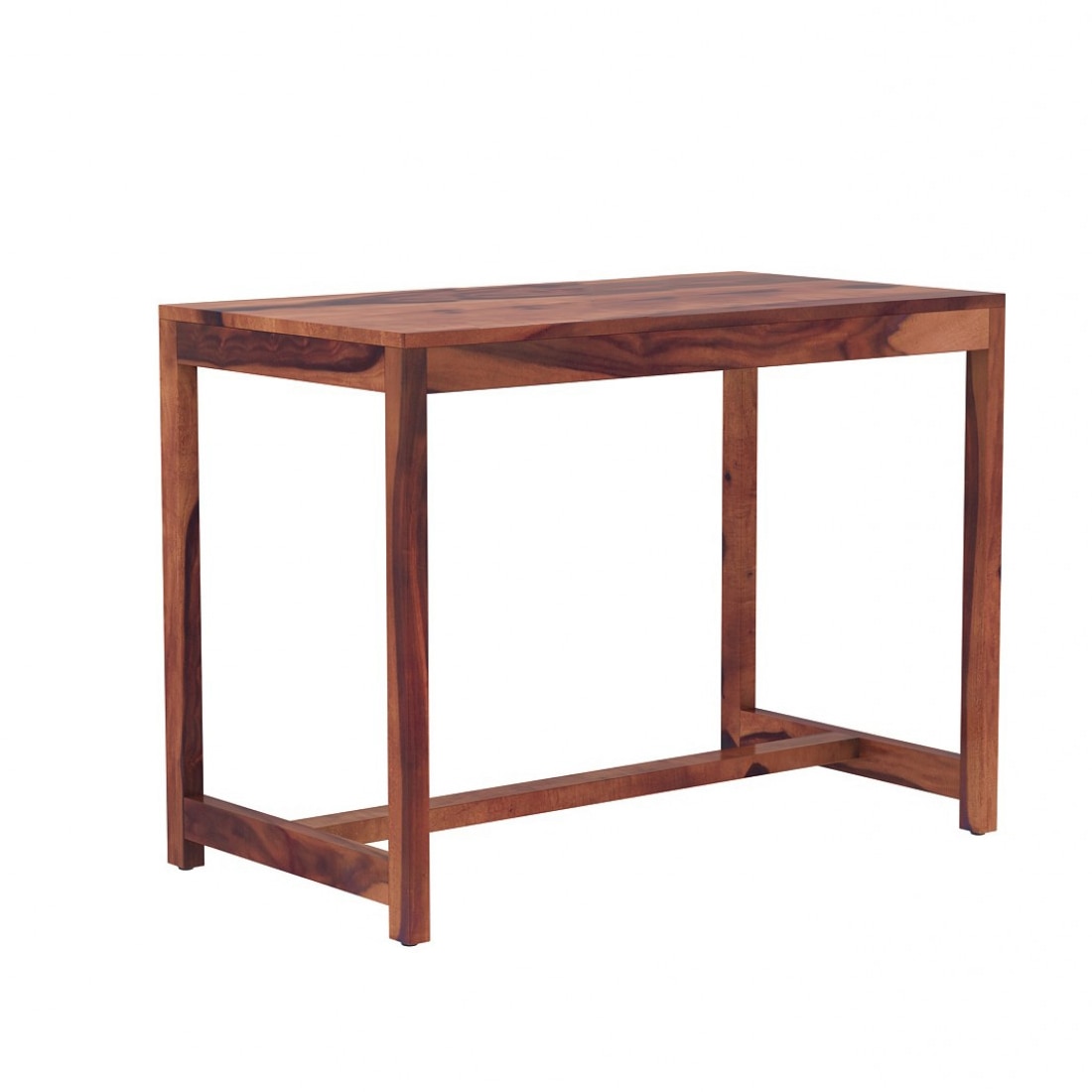 Lisa Sheesham Wood Study Table in Teak Finish