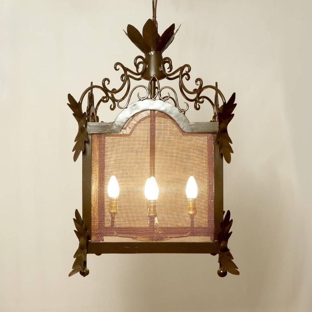 Dutch Iron Chandelier