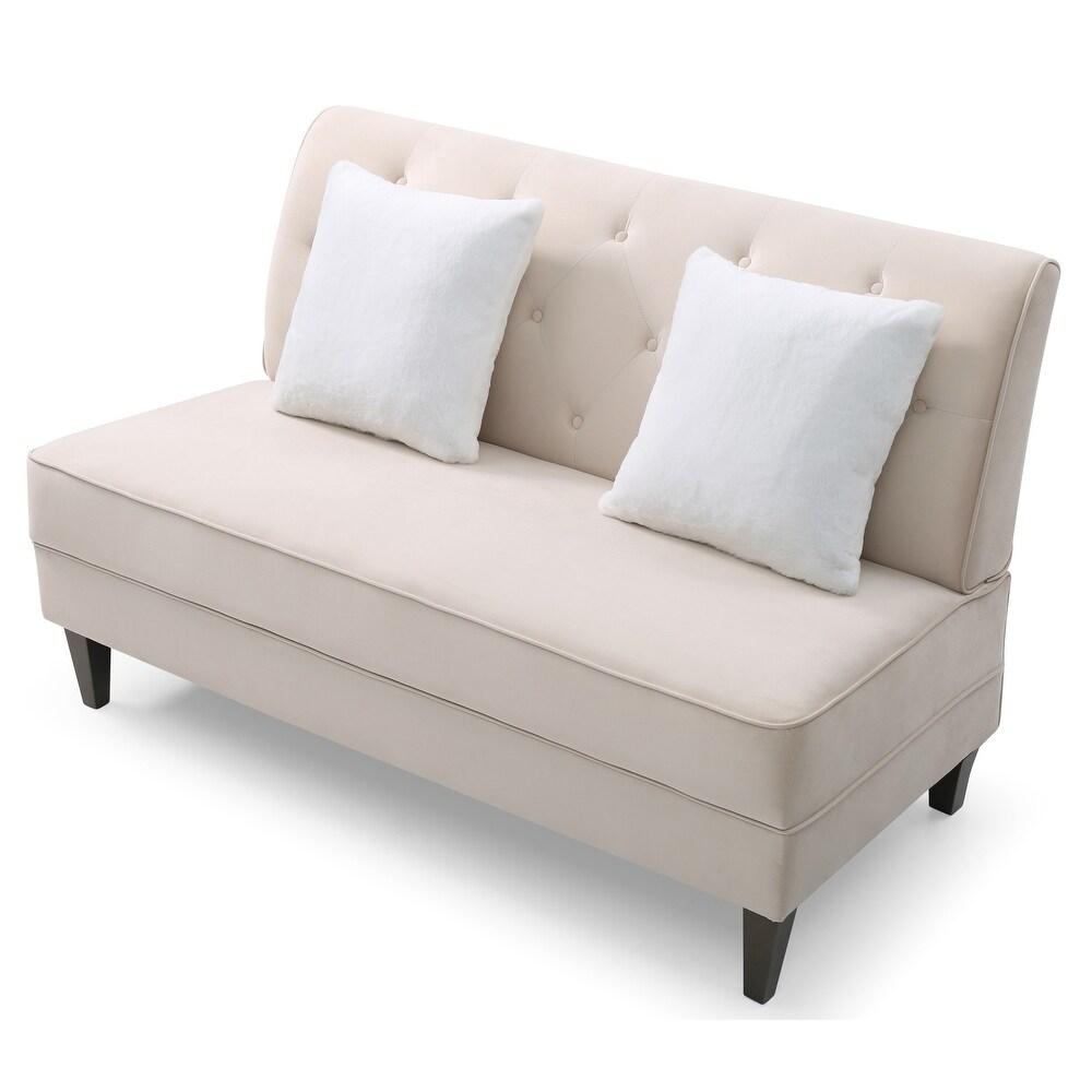 Seltos Fabric Sofa - Cream