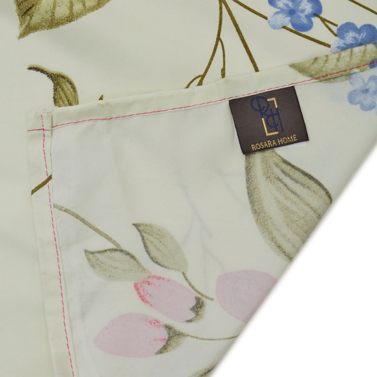 Multicolor Floral 180 TC Flat 1 Queen  Bedsheet with 2 Pillow Covers