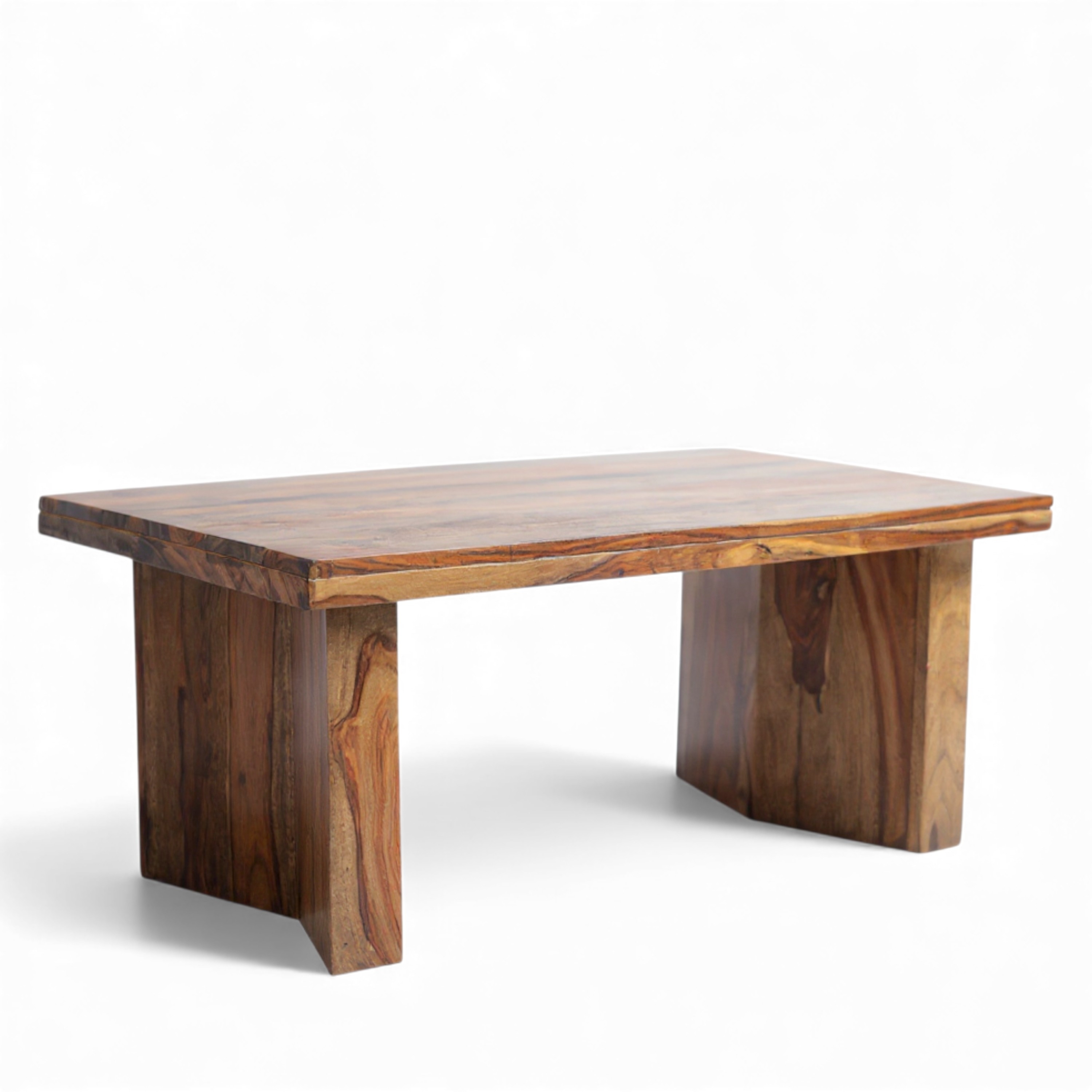 Kassel Sheesham Wood Coffee Table In Teak Finish
