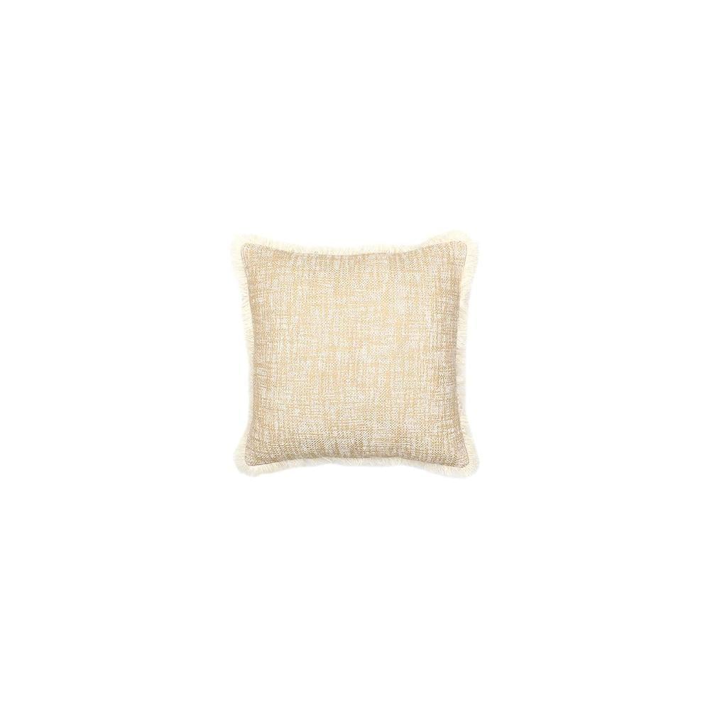 Matsya Beige Abstract Cotton Cushion Cover Set Of 2